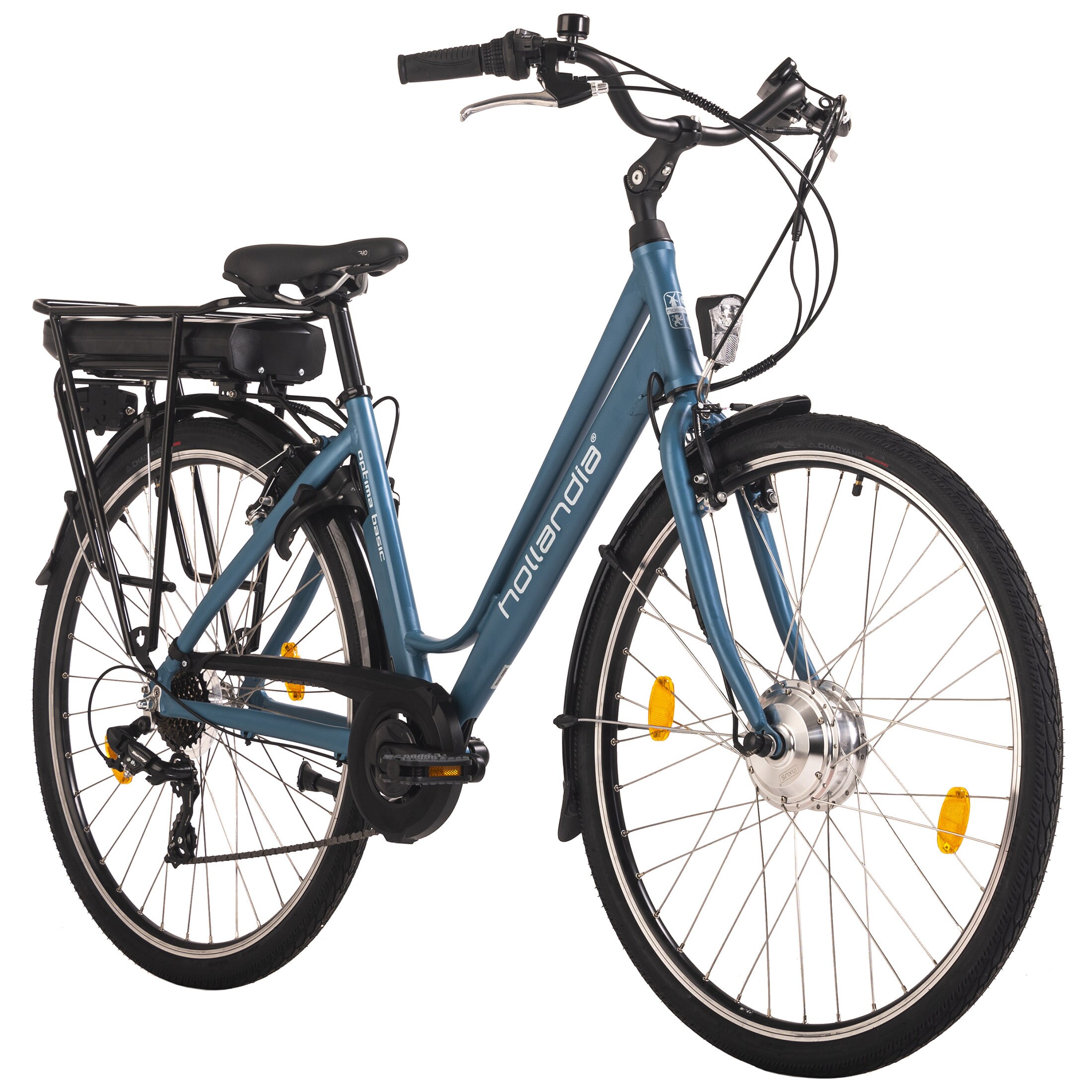 Hollandia E-Citybike Damen 28'' Optima Basic Blau 7&nbsp;G&auml;nge - Bild 1