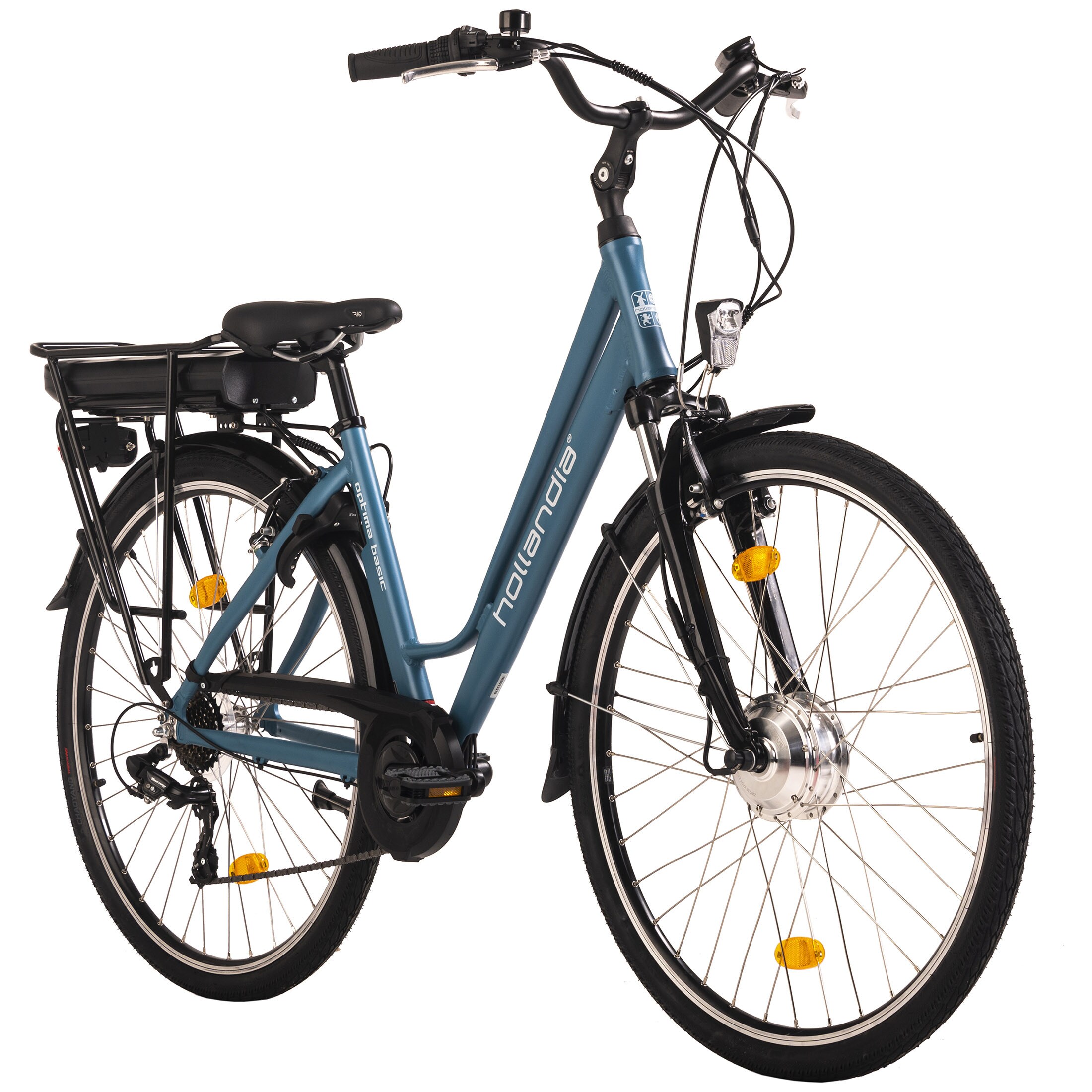 Hollandia E-Citybike Damen 28'' Optima Basic Blau 7&nbsp;G&auml;nge - Bild 1