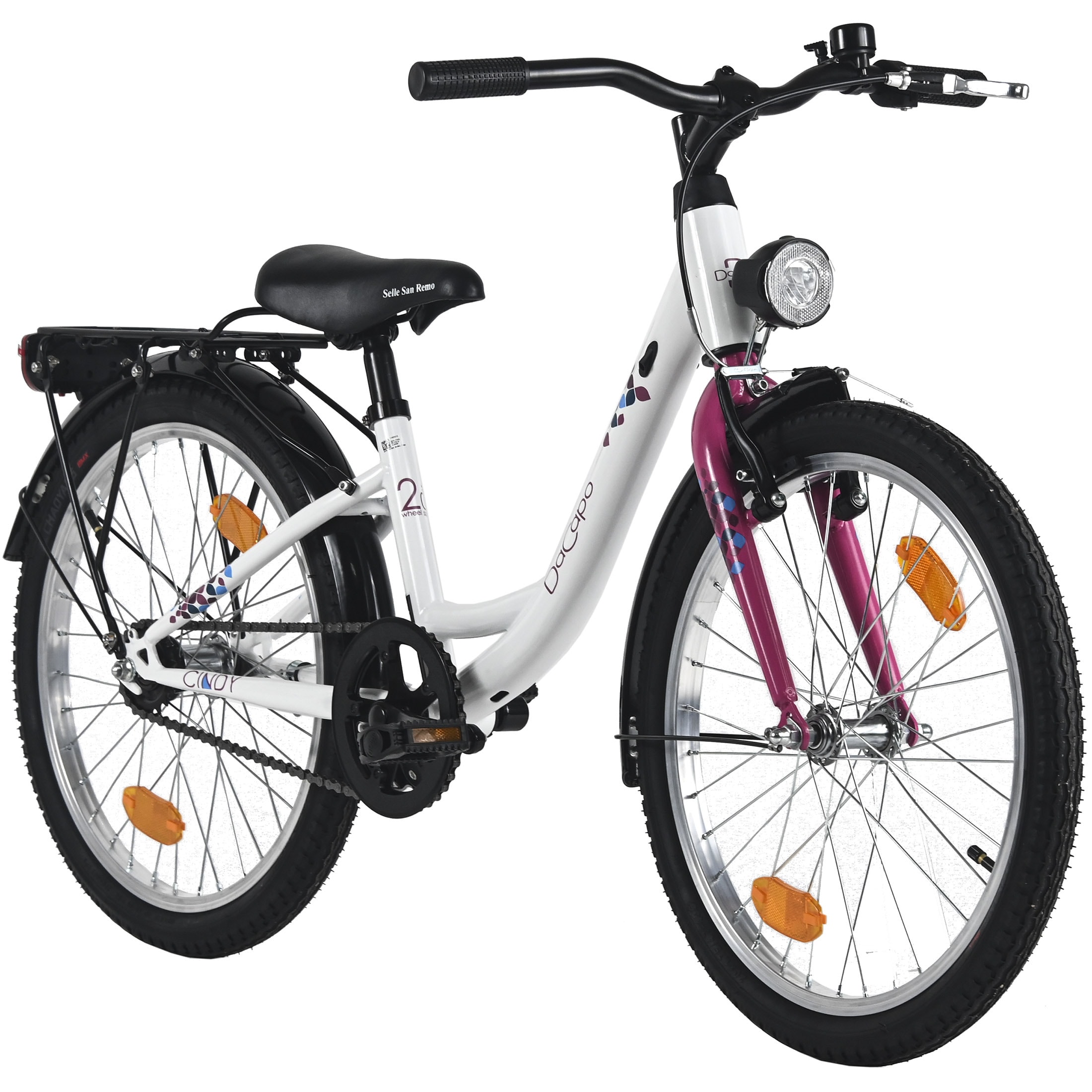 Dacapo DaCapo Kinderfahrrad 20" Cindy 1 Gang RH 27 cm mit Beleuchtung - Ab 6 Jahre - Bild 1