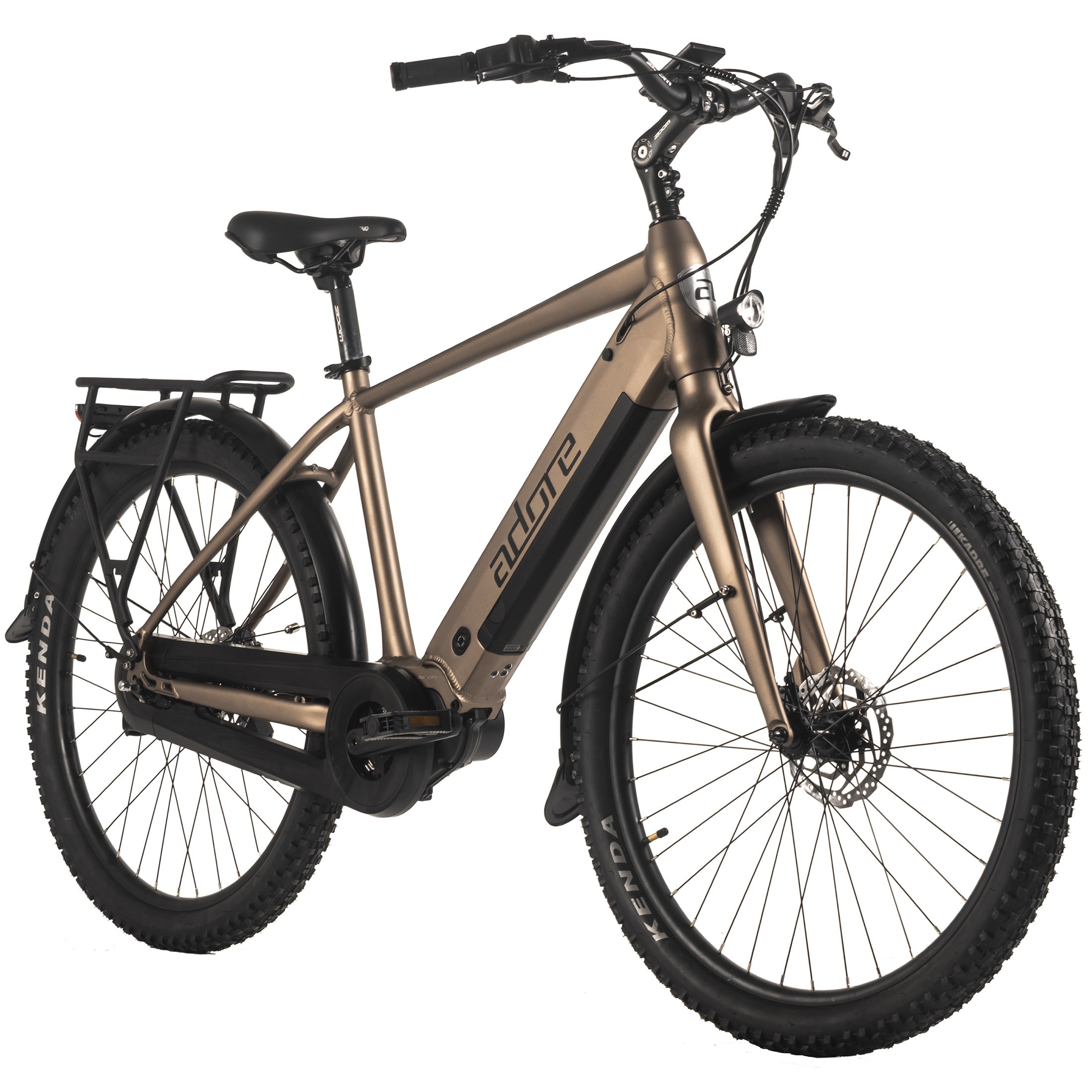 Adore ADORE E-Citybike 27,5" Alu Cityfahrrad CX-290 Mittelmotor 75NM / 15Ah Bronze - Bild 1