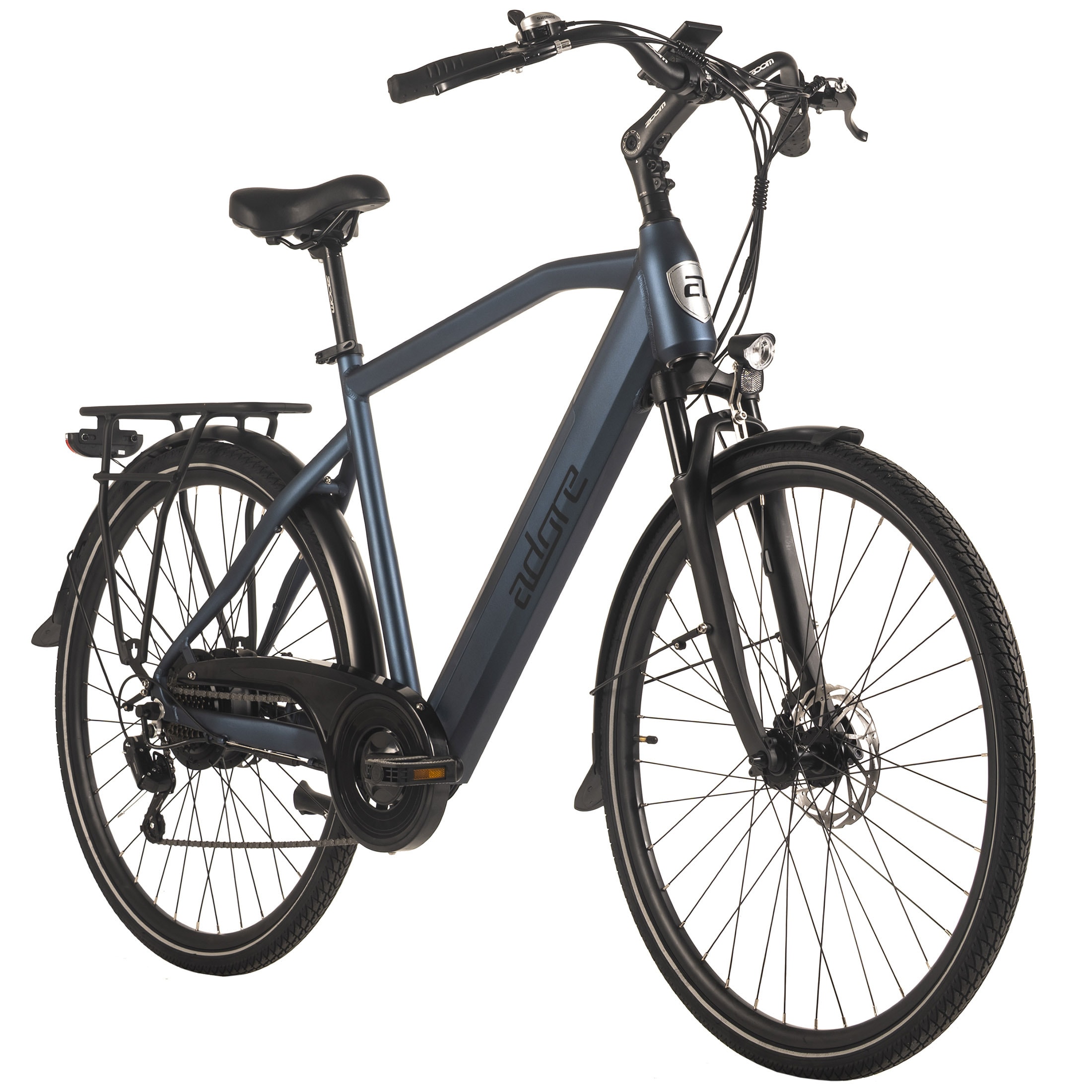 Adore ADORE E-Citybike 28" Alu Cityfahrrad CV-190 Heckmotor 50NM / 15Ah Deep Blue - Bild 1