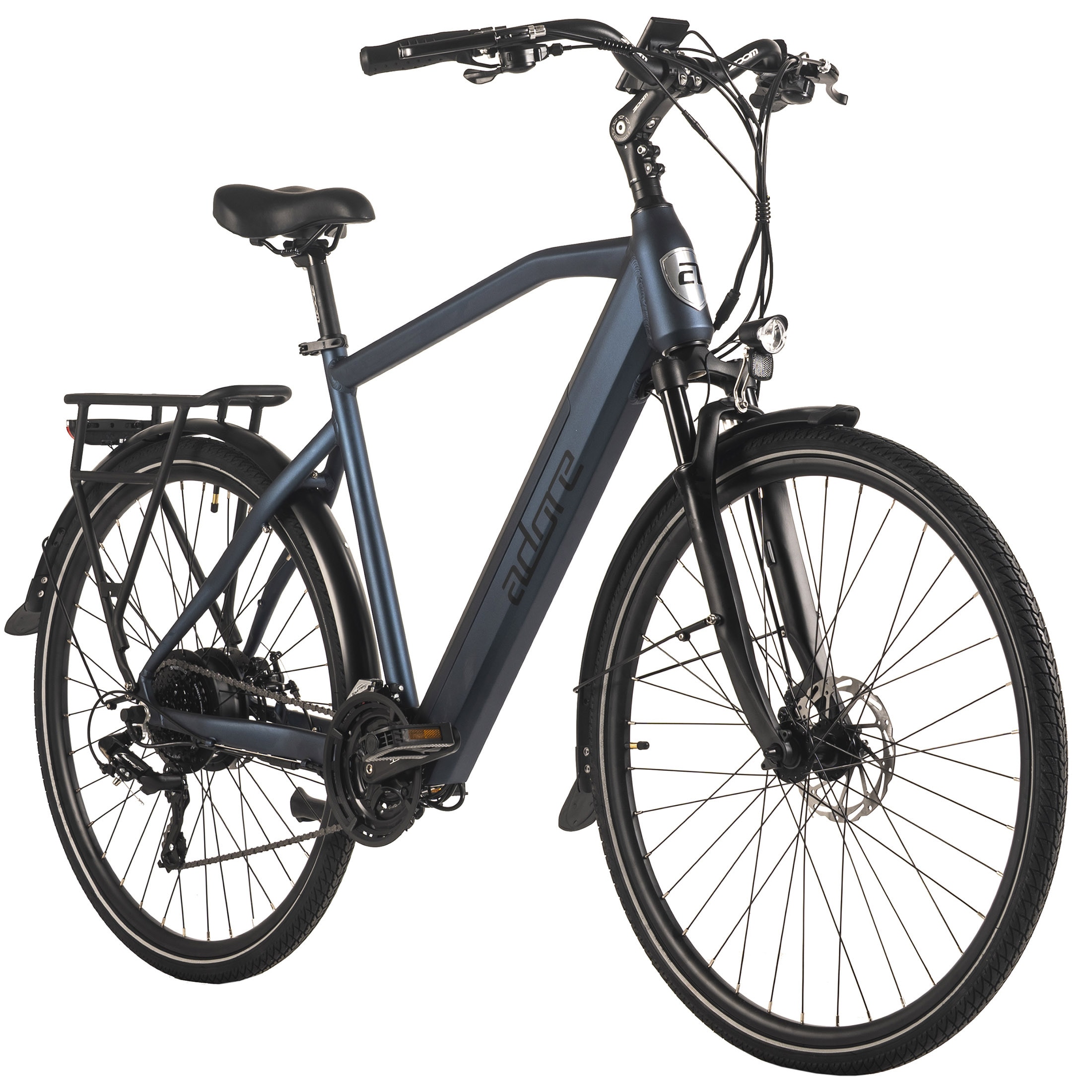 Adore ADORE E-Trekkingbike 28" Alu Trekking E-Bike ATR-190 Heckmotor 50NM / 15Ah Dunkelblau - Bild 1