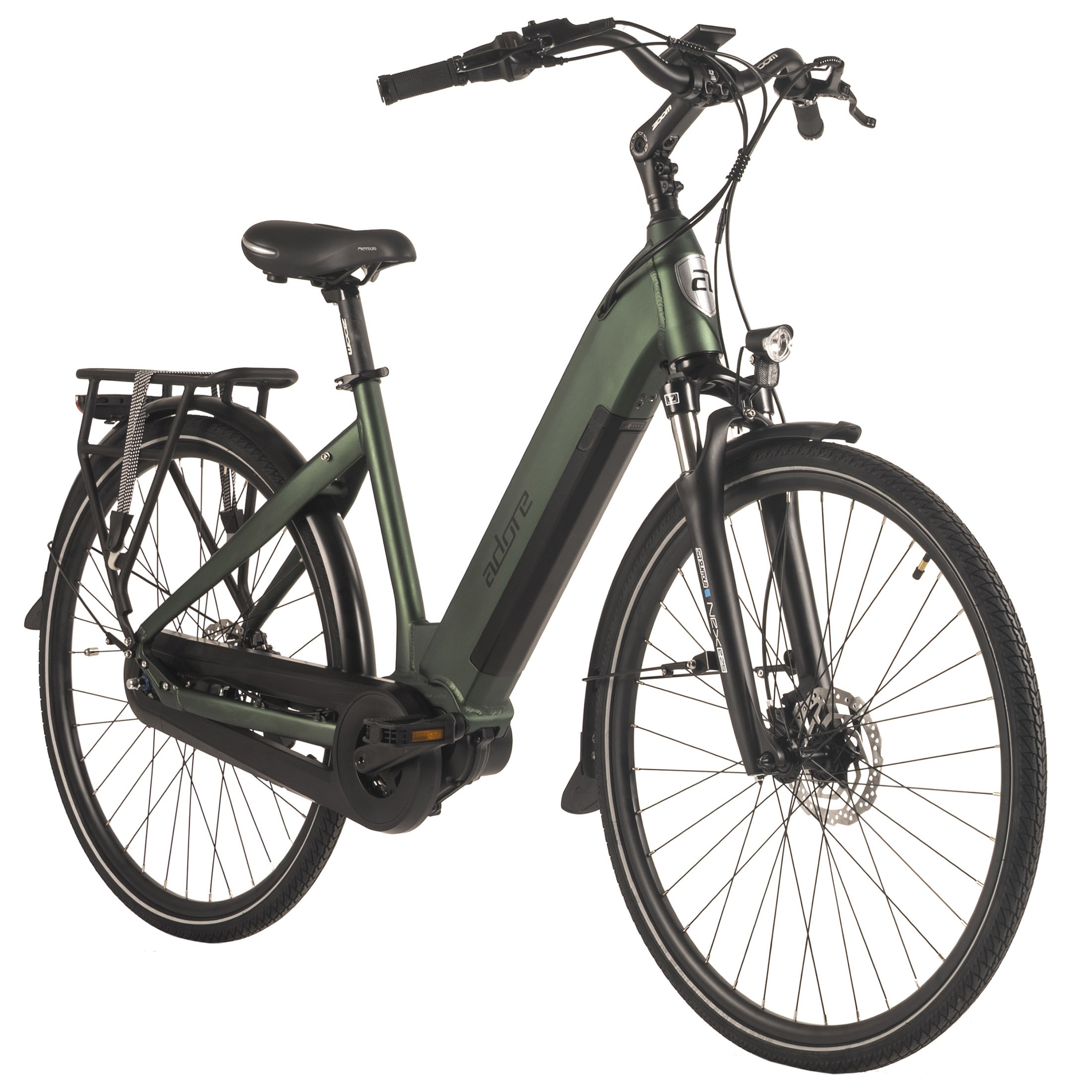 Adore ADORE E-Citybike 28" Alu Cityfahrrad CX-280 Mittelmotor 75NM / 15Ah British Green - Bild 1