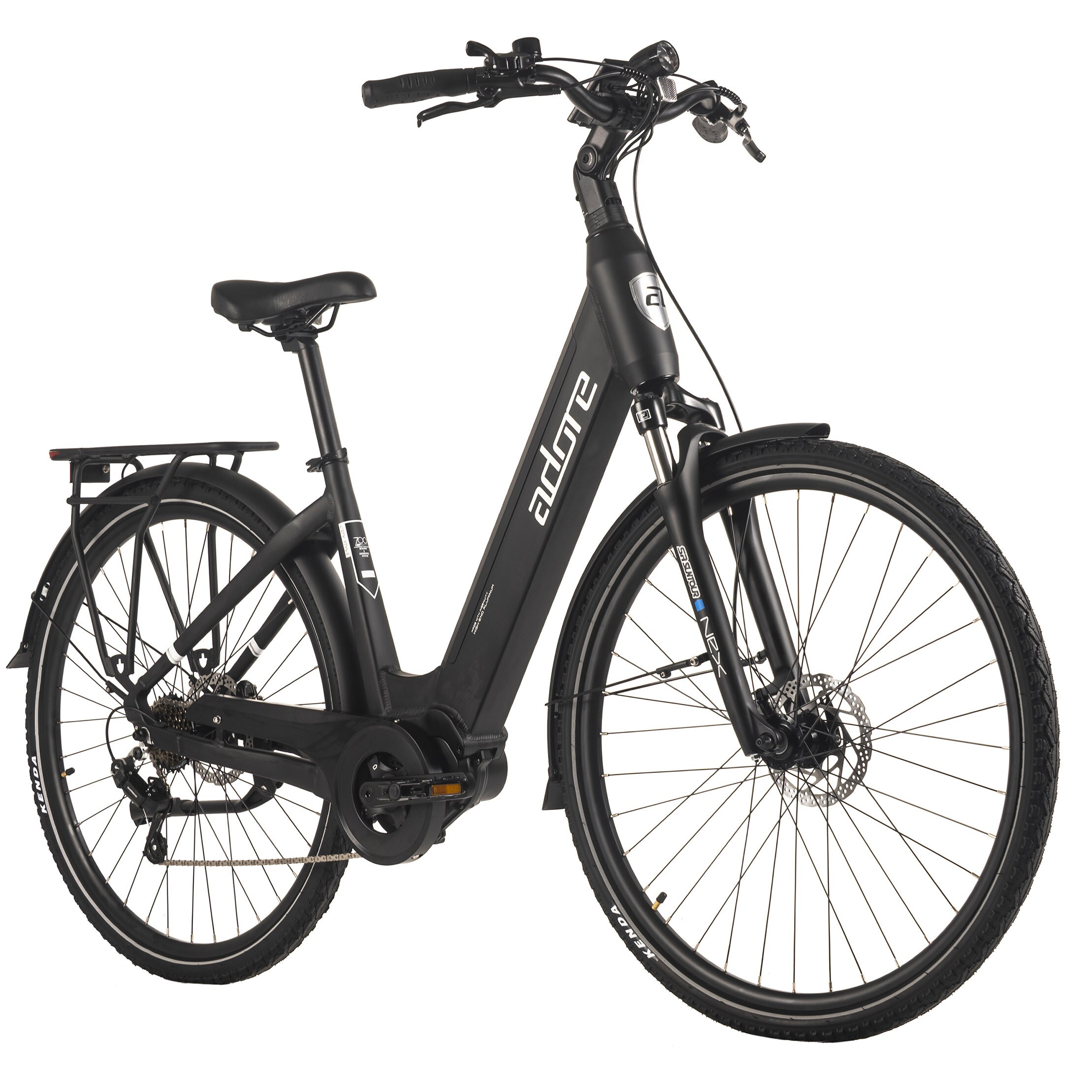 Adore ADORE E-Citybike 28" Alu Cityfahrrad CX-440 Mittelmotor 75NM / 15Ah schwarz - Bild 1