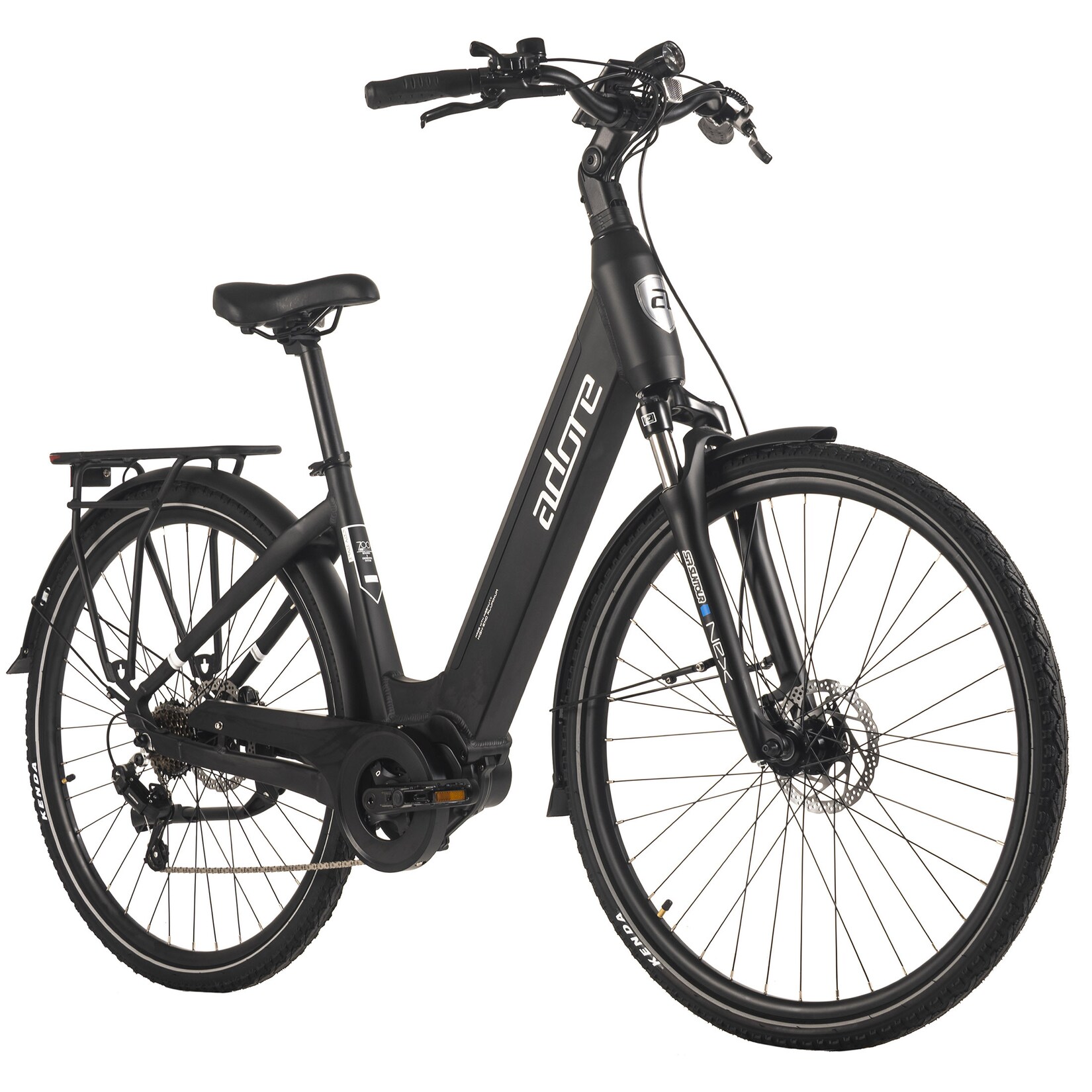 Adore ADORE E-Citybike 28″ Alu Cityfahrrad CX-440 Mittelmotor 75NM / 15Ah schwarz | 04250547534551