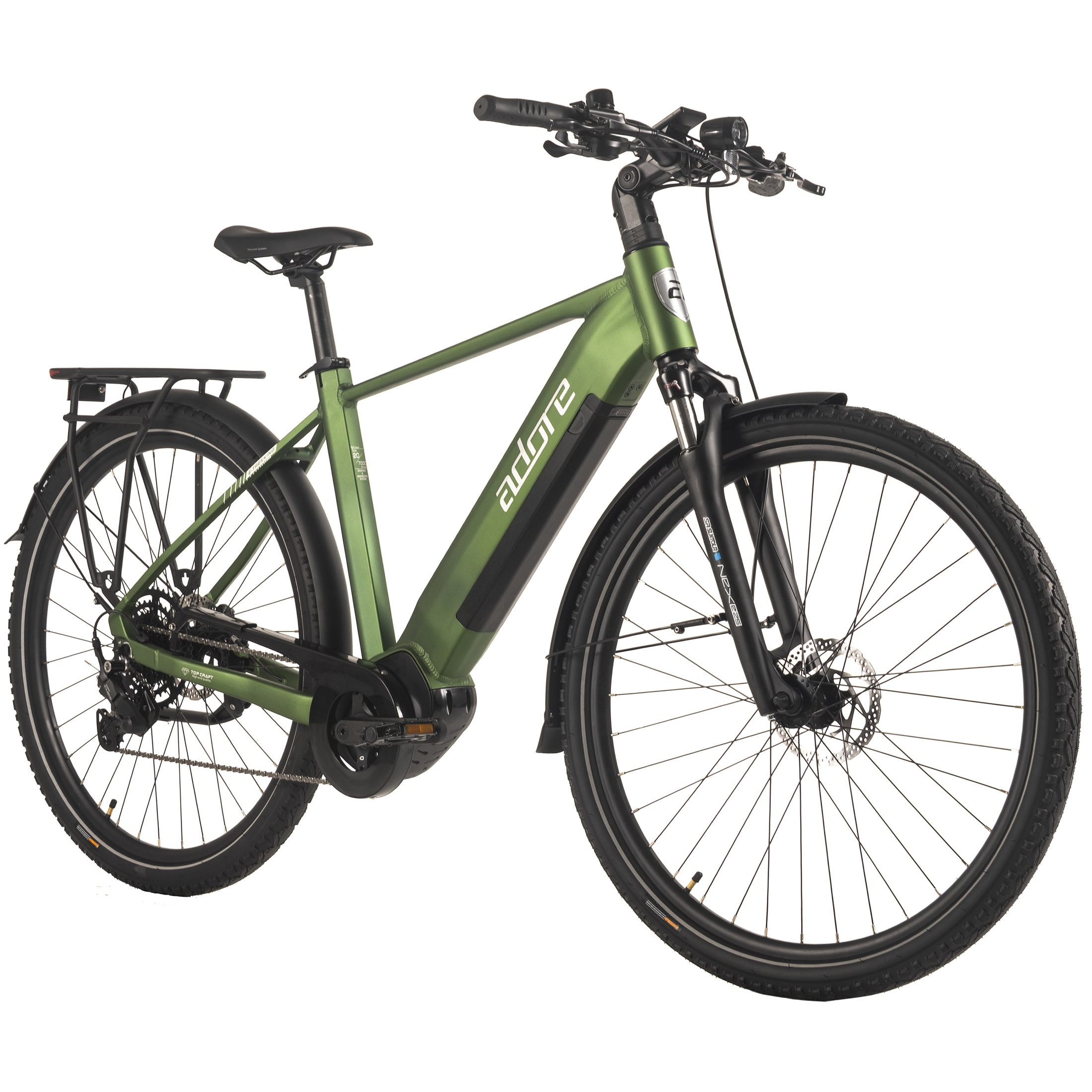 Adore ADORE E-Trekkingbike 28" Alu Trekking E-Bike ATX-670 Mittelmotor 60NM / 15Ah Gr&uuml;n - Bild 1