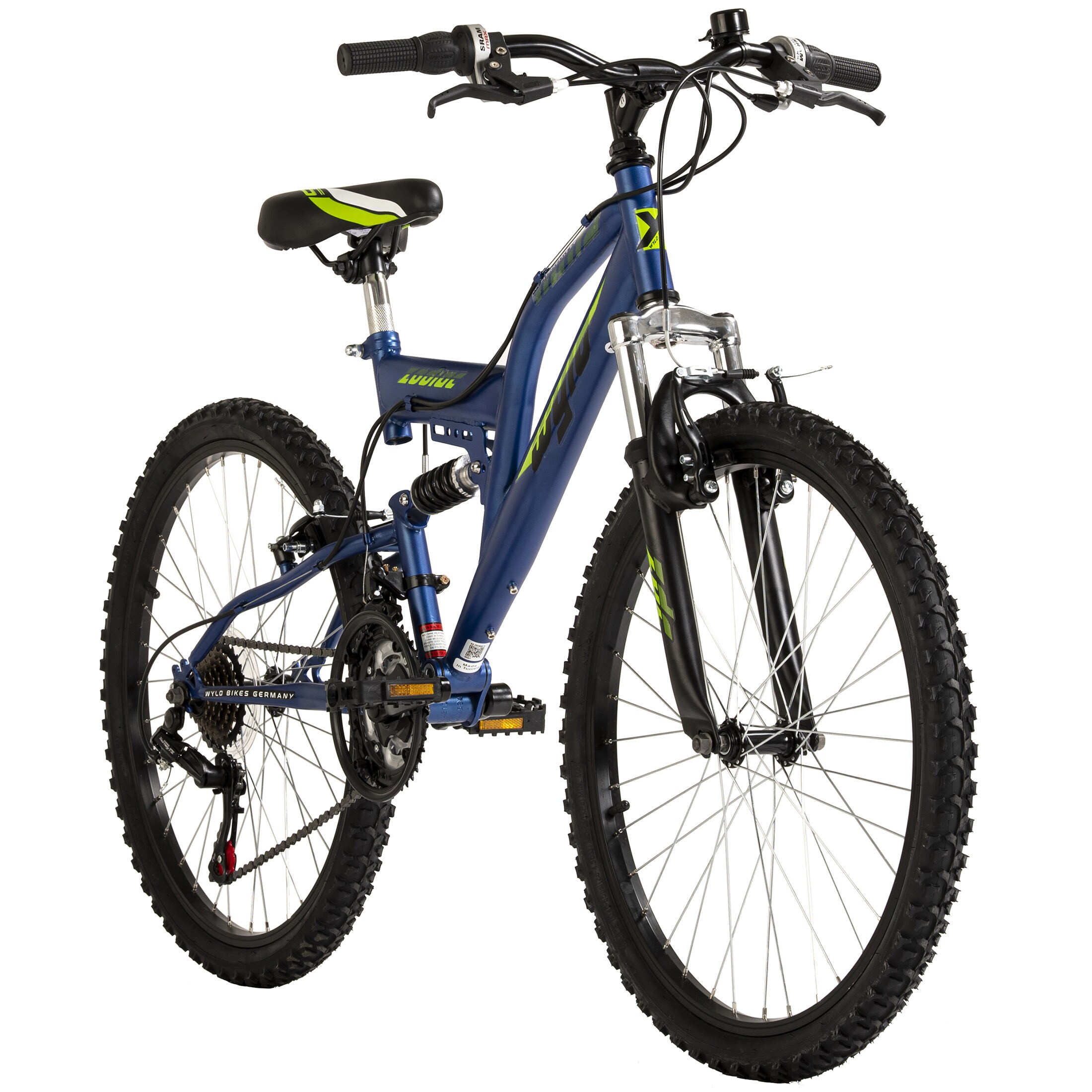 WYLD WYLD Kinder-Mountainbike Fully 24'' Zodiac 18 G&auml;nge RH 38 cm - Bild 1