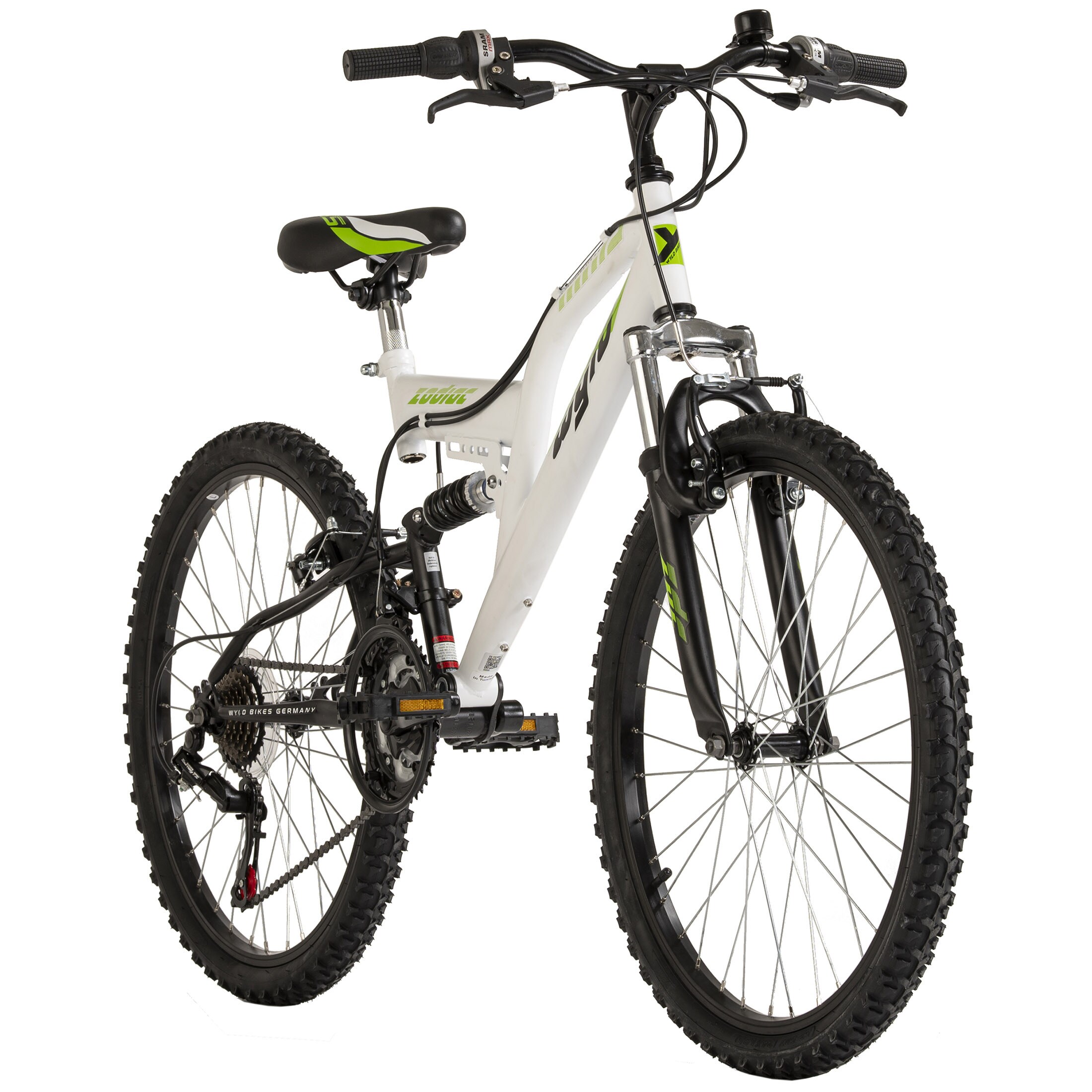 WYLD WYLD Kinder-Mountainbike Fully 24'' Zodiac 18 G&auml;nge RH 38 cm - Bild 1