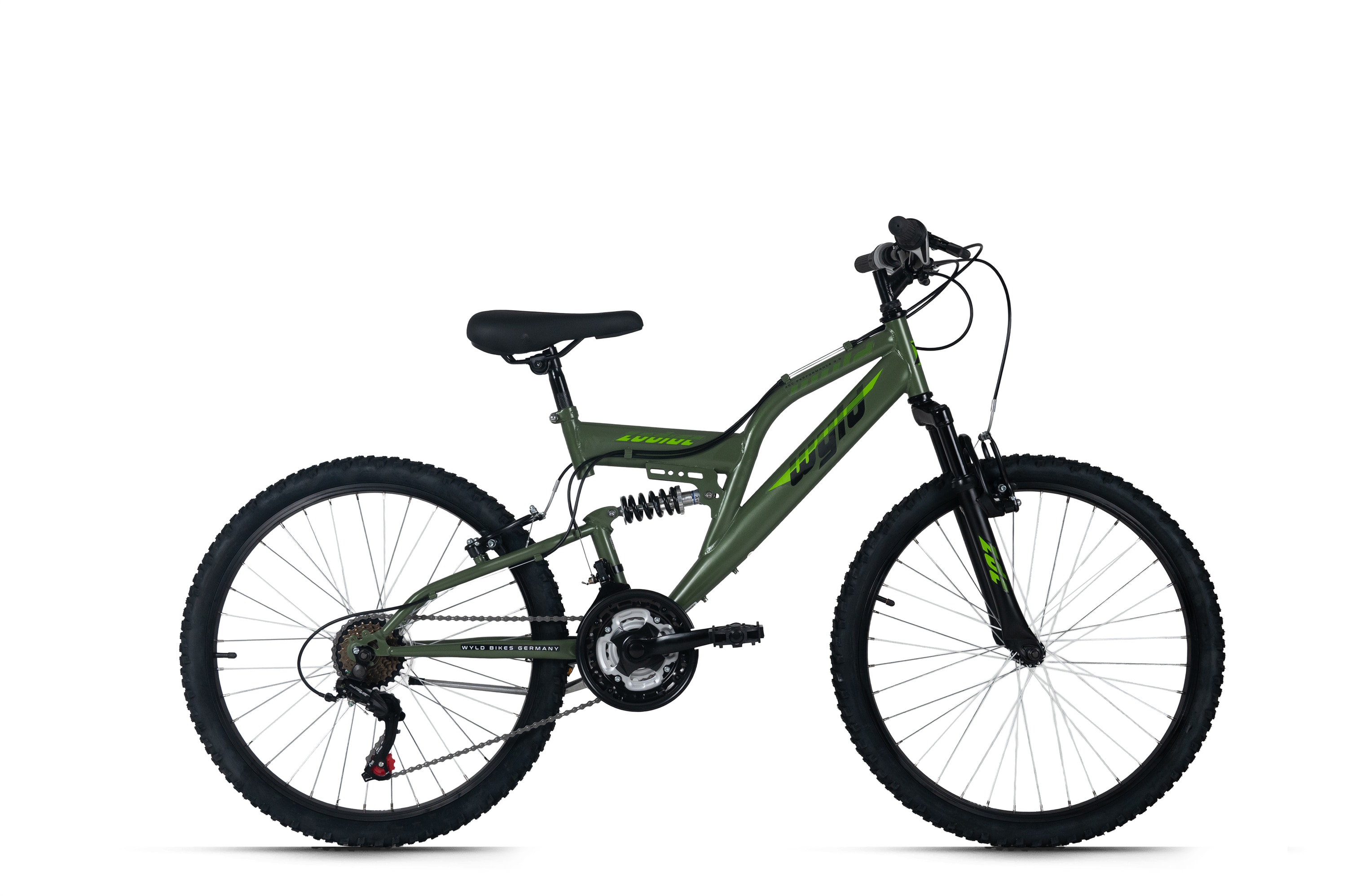 WYLD WYLD Kinder-Mountainbike Fully 24'' Zodiac 18 G&auml;nge RH 38 cm - Bild 1