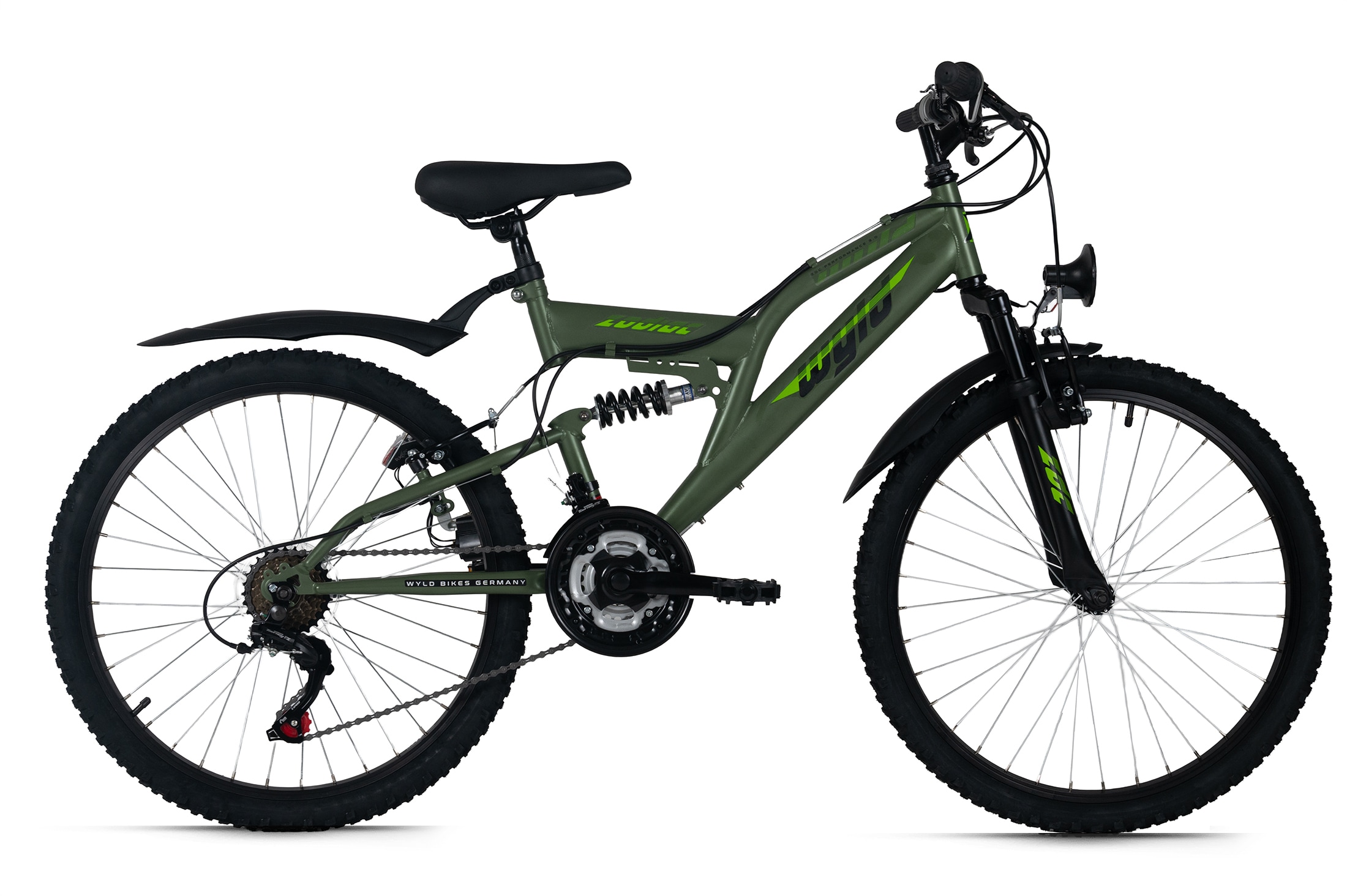WYLD WYLD Kinder-Mountainbike Fully ATB 24'' Zodiac 18 G&auml;nge RH 38 cm - Bild 1