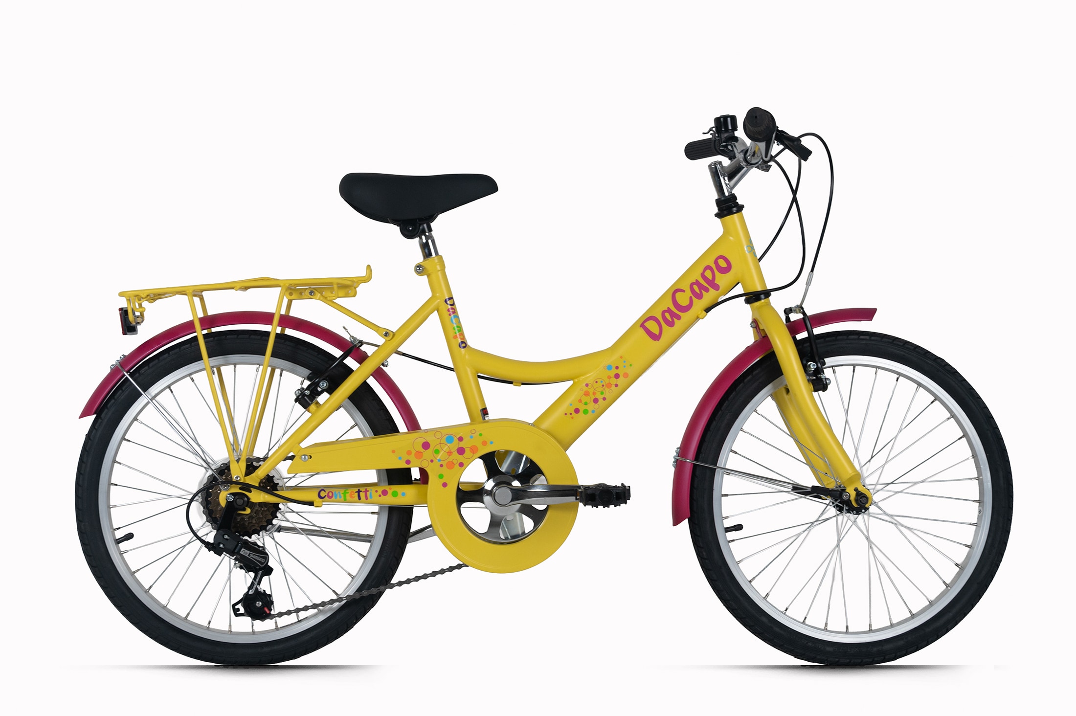 Dacapo DaCapo Kinderfahrrad 20'' Confetti Gelb 6&nbsp;G&auml;nge RH&nbsp;36&nbsp;cm - Bild 1