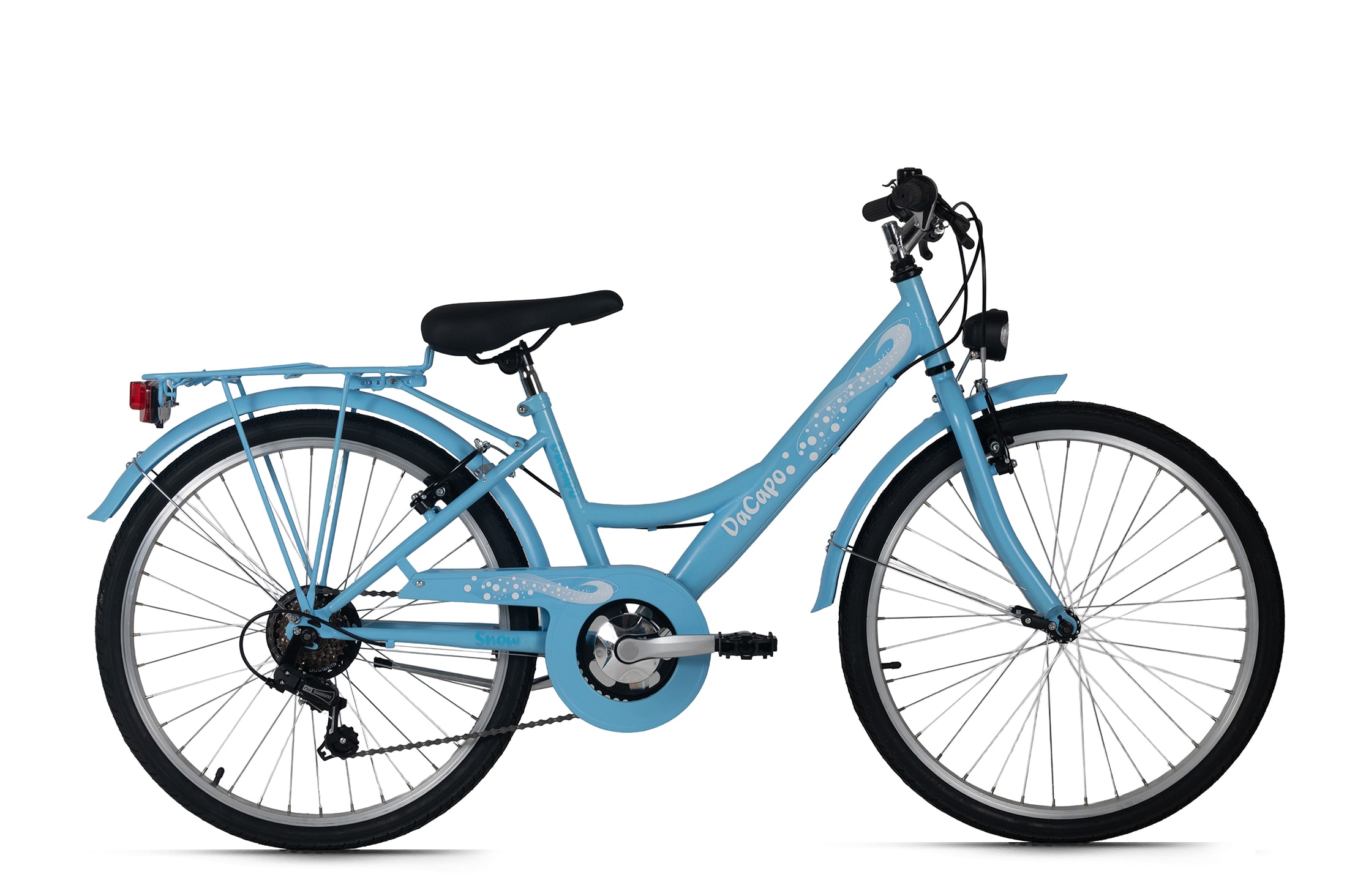 Dacapo DaCapo Kinderfahrrad 24'' Snow 6&nbsp;G&auml;nge RH&nbsp;36 cm - Bild 1