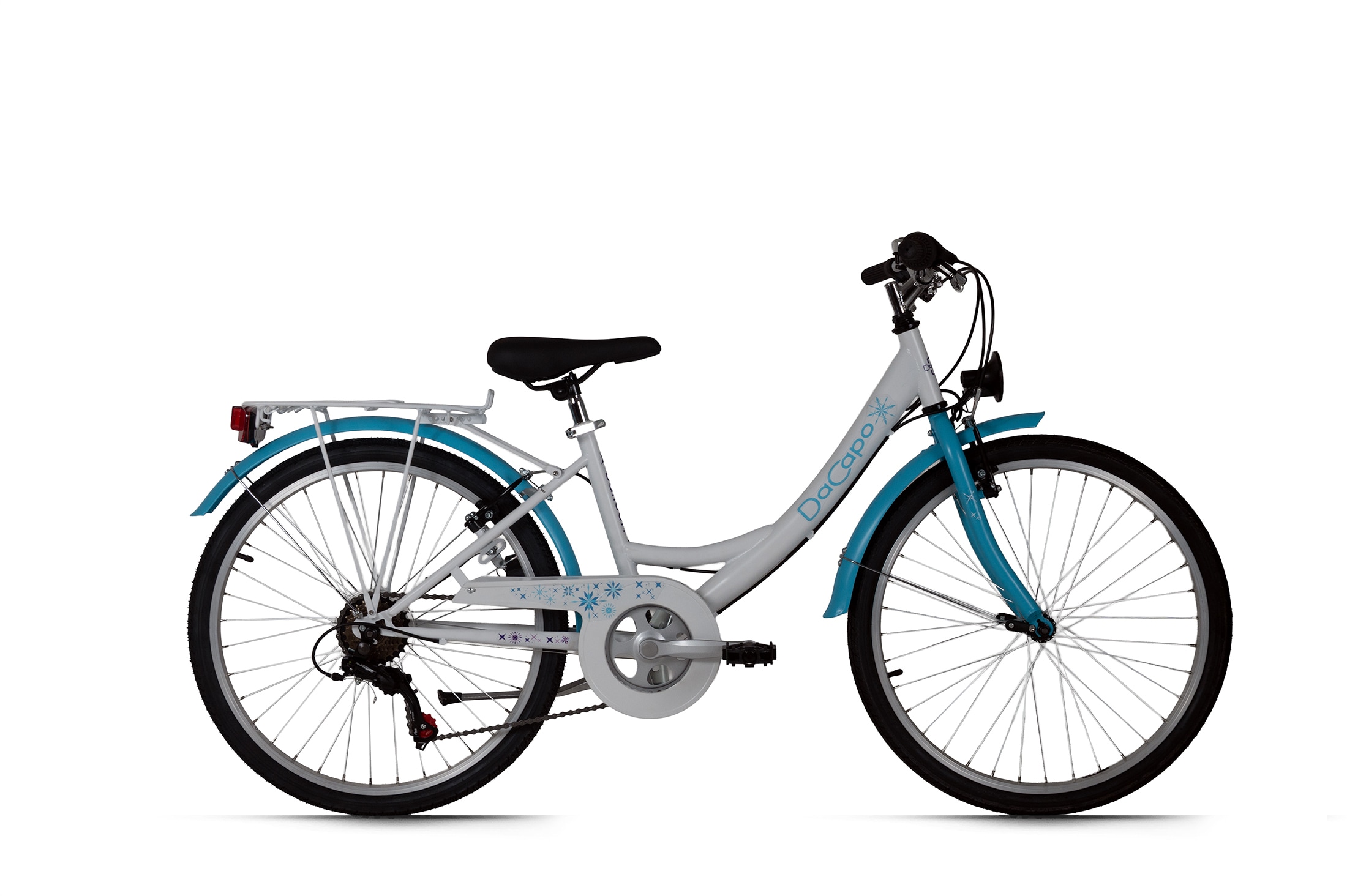 Dacapo DaCapo Kinderfahrrad 24'' Balloon Blau 6&nbsp;G&auml;nge RH&nbsp;36 cm - Bild 1