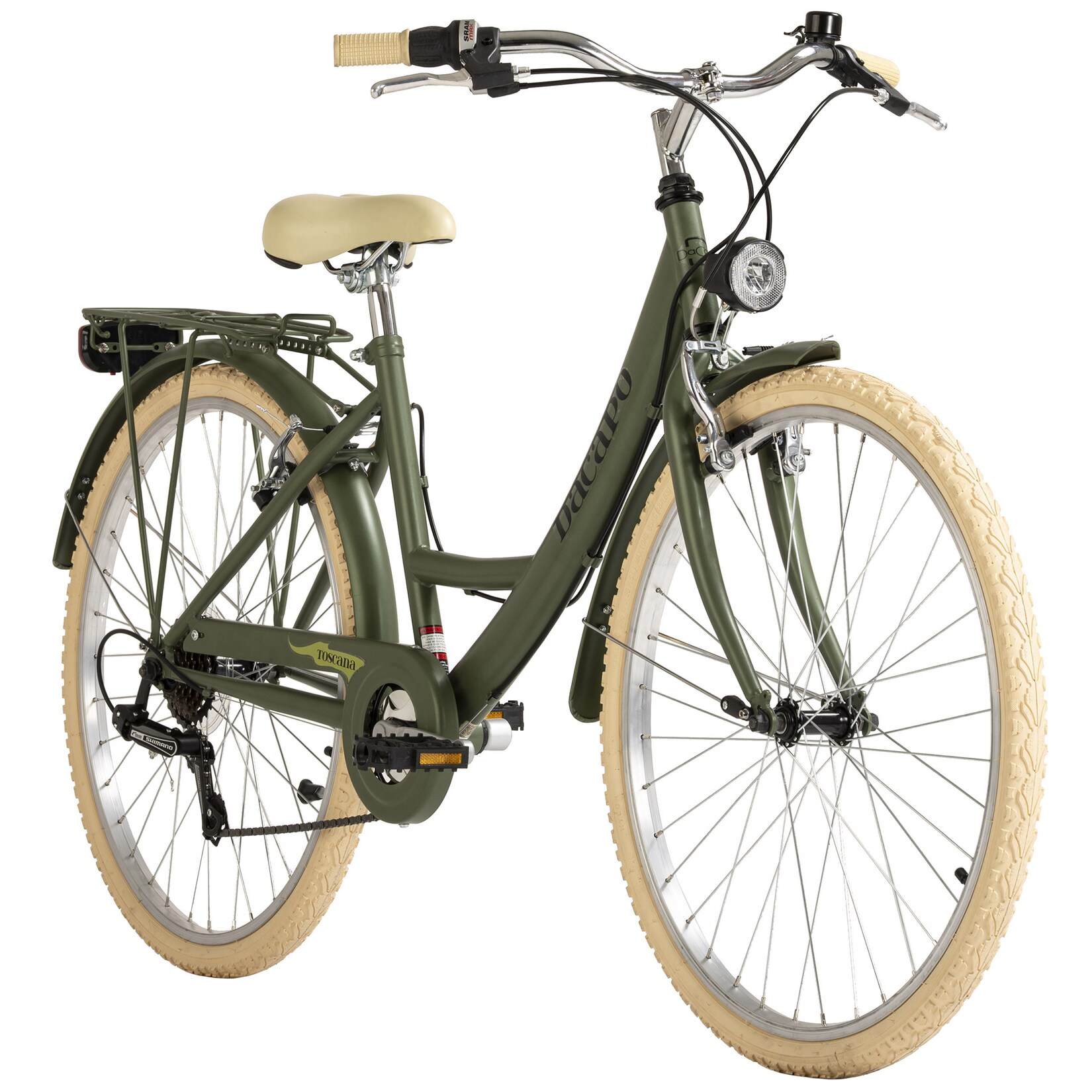 Dacapo DaCapo Damenfahrrad 26“ Toscana Damen Bike Grün Oregano 6 Gänge RH 41 cm | 04250547533790