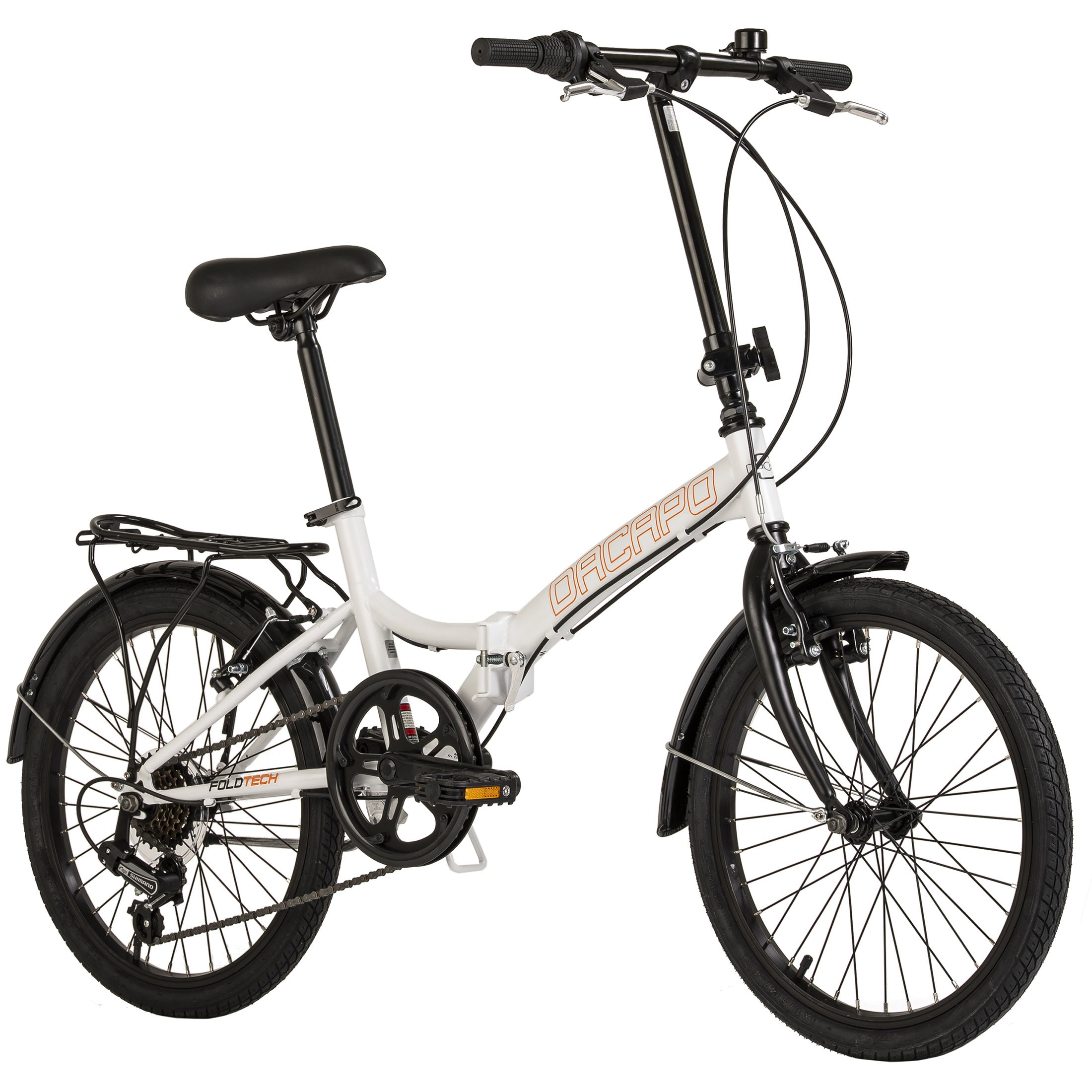 Dacapo DaCapo Faltrad 20'' Foldtech Klapprad 6 G&auml;nge RH 32 cm - Bild 1