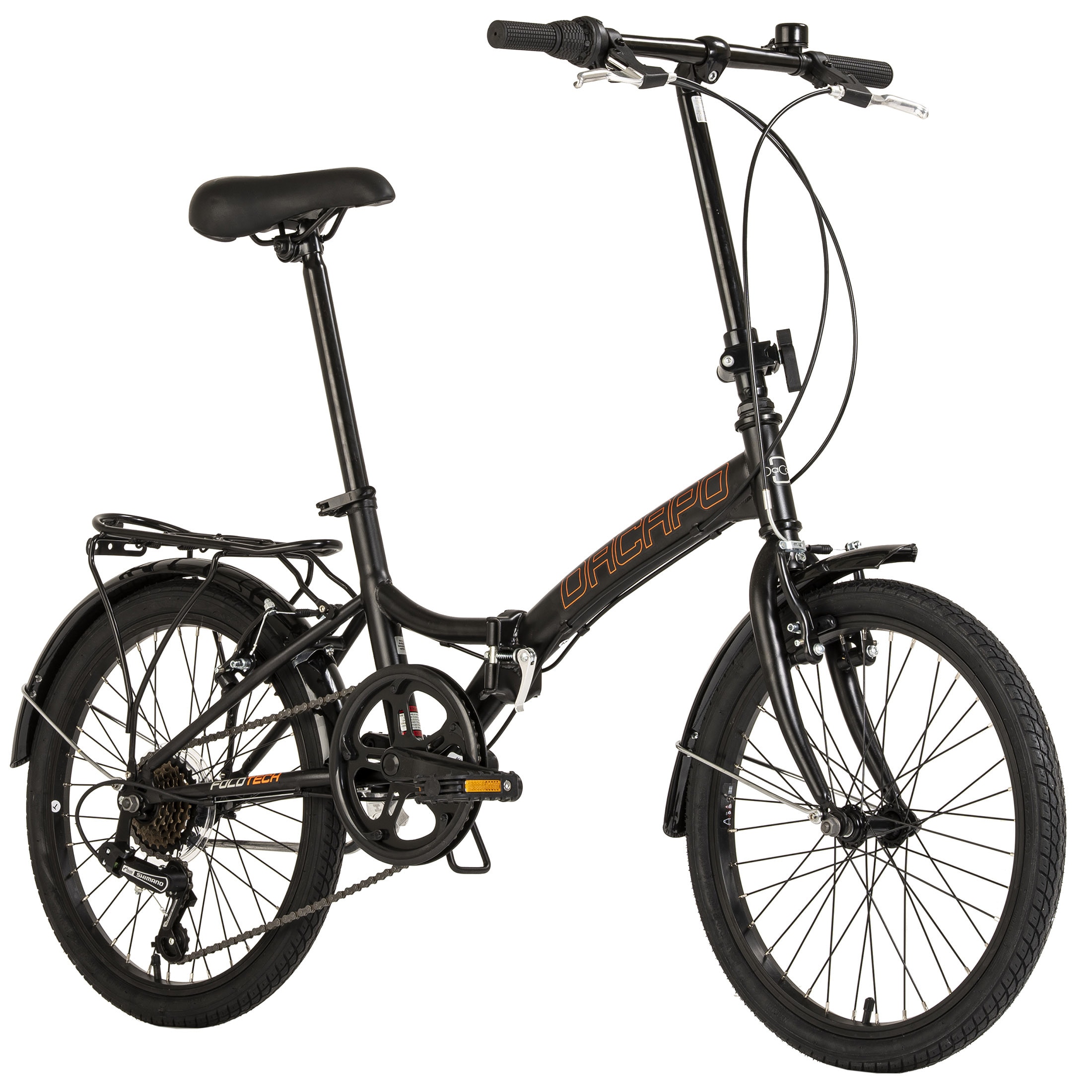 Dacapo DaCapo Faltrad 20'' Foldtech Klapprad 6 G&auml;nge RH 32 cm - Bild 1