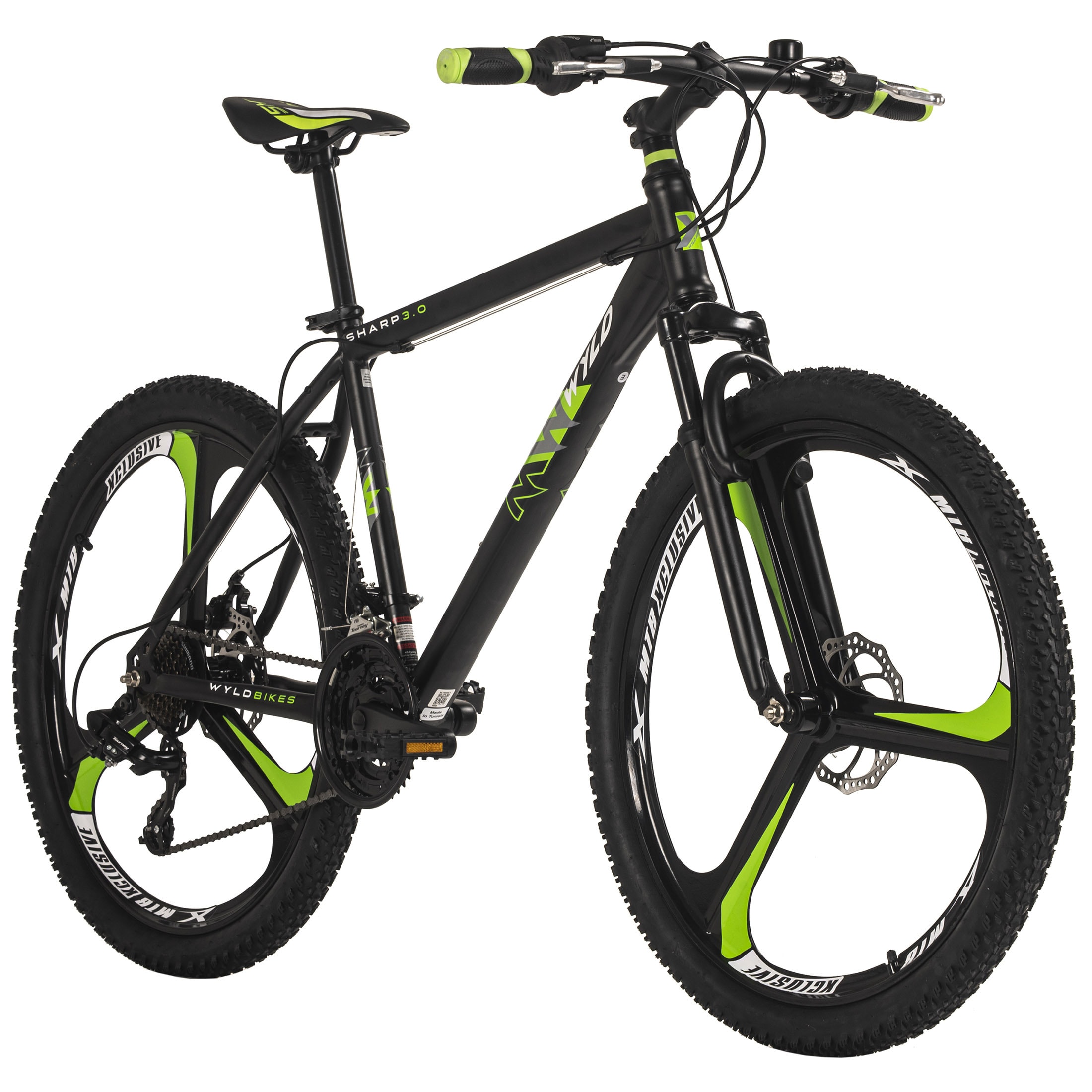 WYLD WYLD Mountainbike Hardtail 26'' Sharp Schwarz 21 G&auml;nge - Bild 1