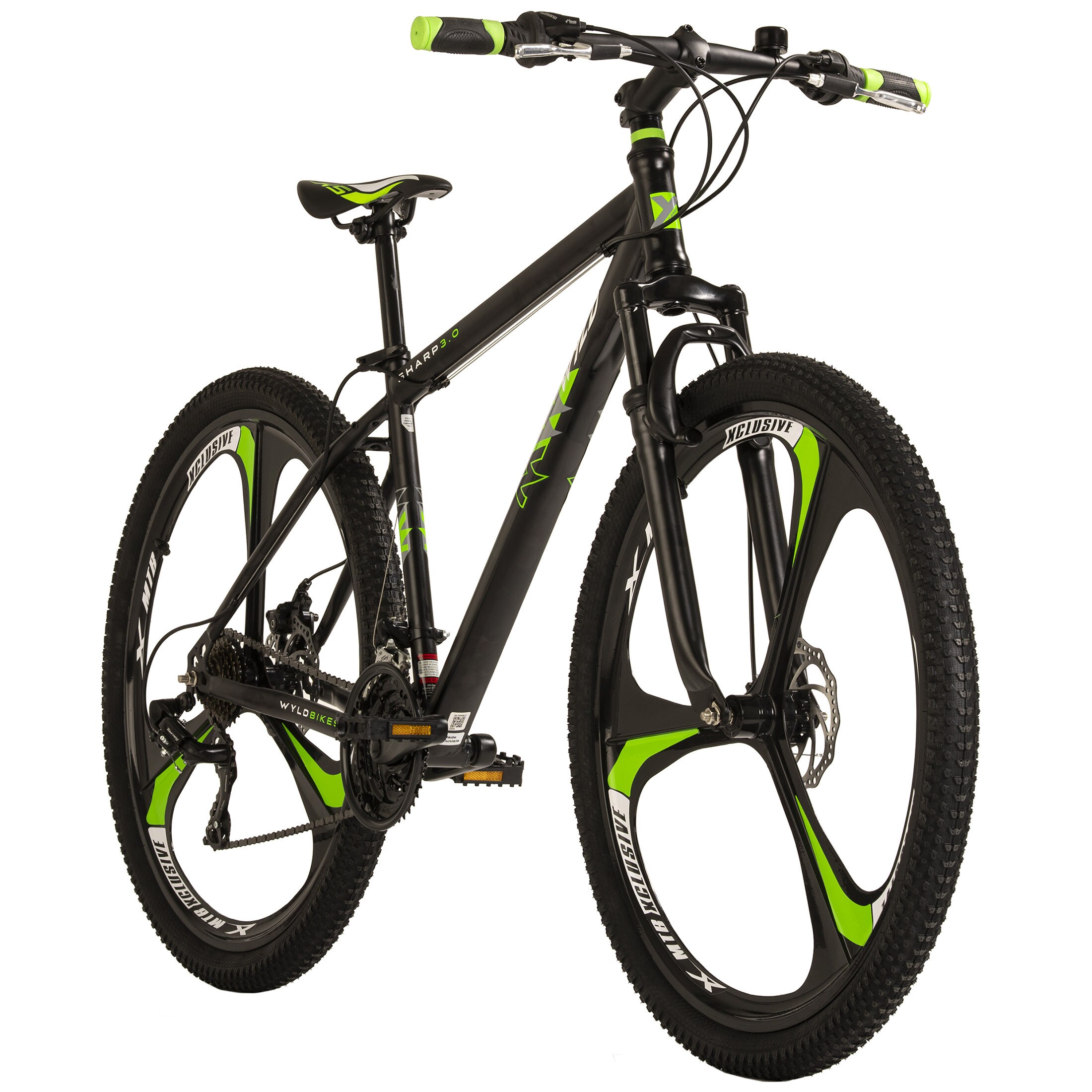 WYLD WYLD Mountainbike Hardtail 29'' Sharp Schwarz 21 G&auml;nge - Bild 1