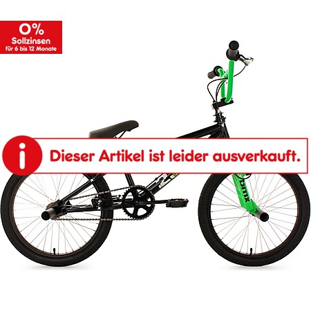 KS Cycling BMX Freestyle 20'' Circles schwarz-grün - Bild 1