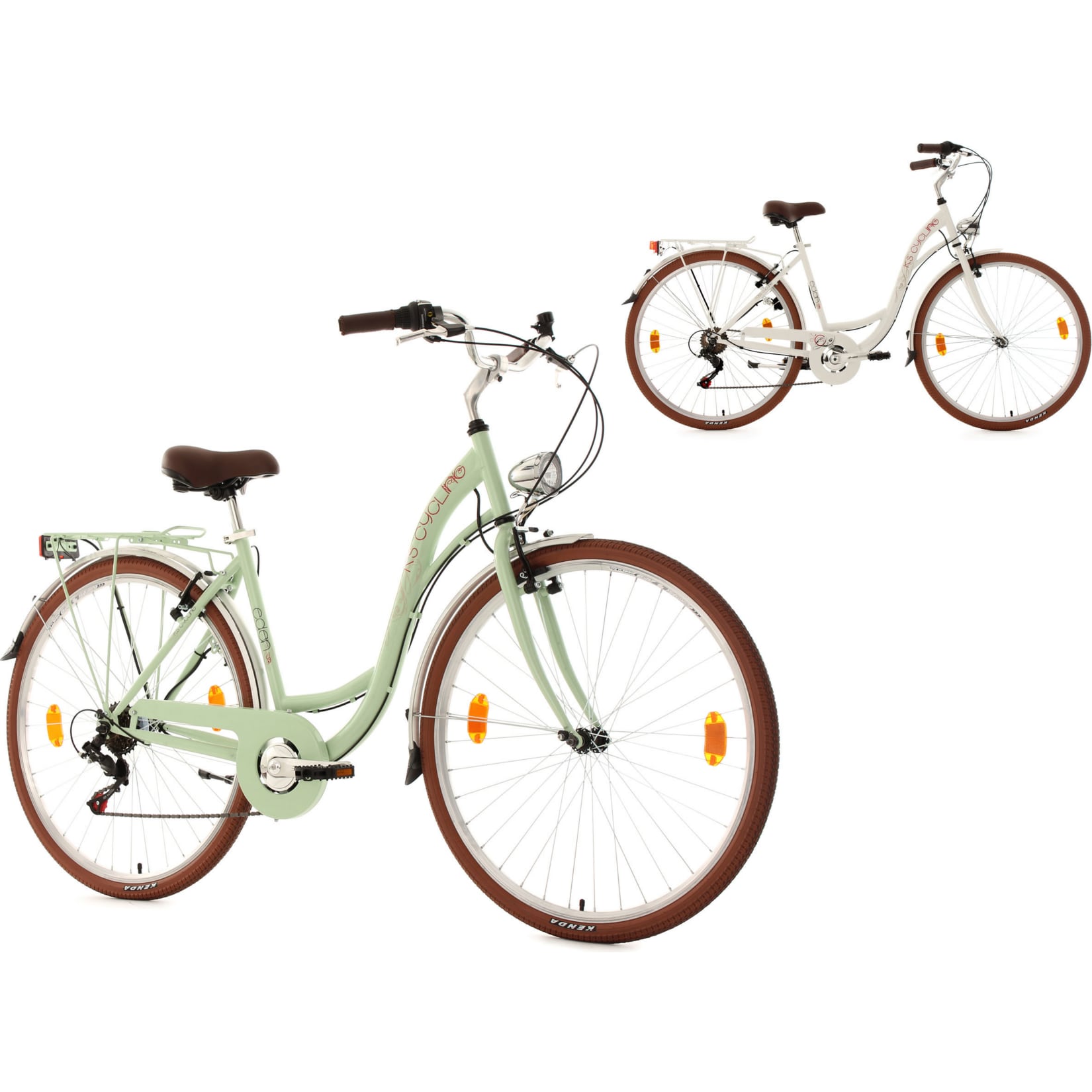 ks cycling cityfahrrad 6 gänge damenfahrrad eden 28 zoll