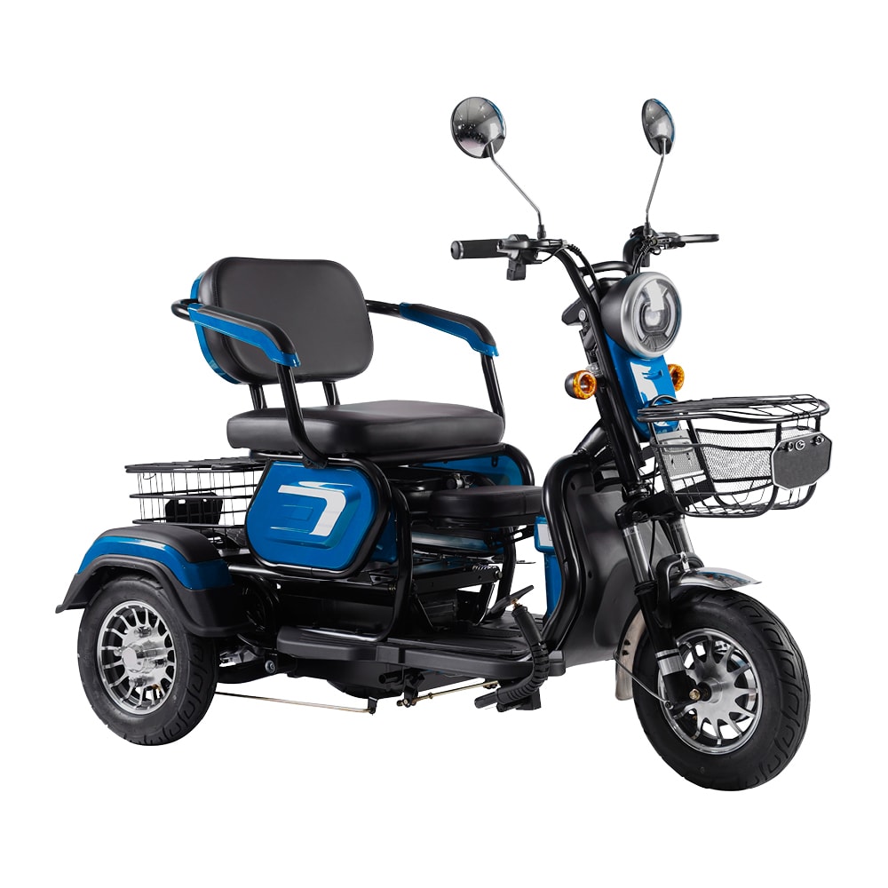 ENEWAY Elektromobil Bari - ETrike - E-Mobil - 3-Rad 6 km/h f&uuml;hrerscheinfrei helmfrei blau - Bild 1