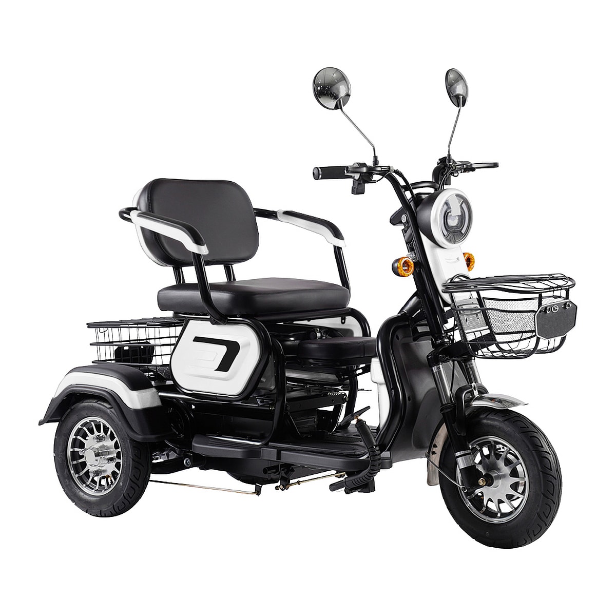 ENEWAY Elektromobil Bari - ETrike - E-Mobil - 3-Rad 6 km/h f&uuml;hrerscheinfrei helmfrei wei&szlig; - Bild 1