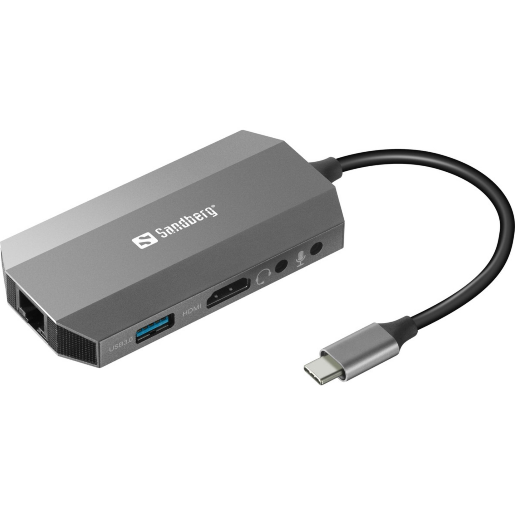 SANDBERG USB C 6 in1 Reisedock | 05705730136337