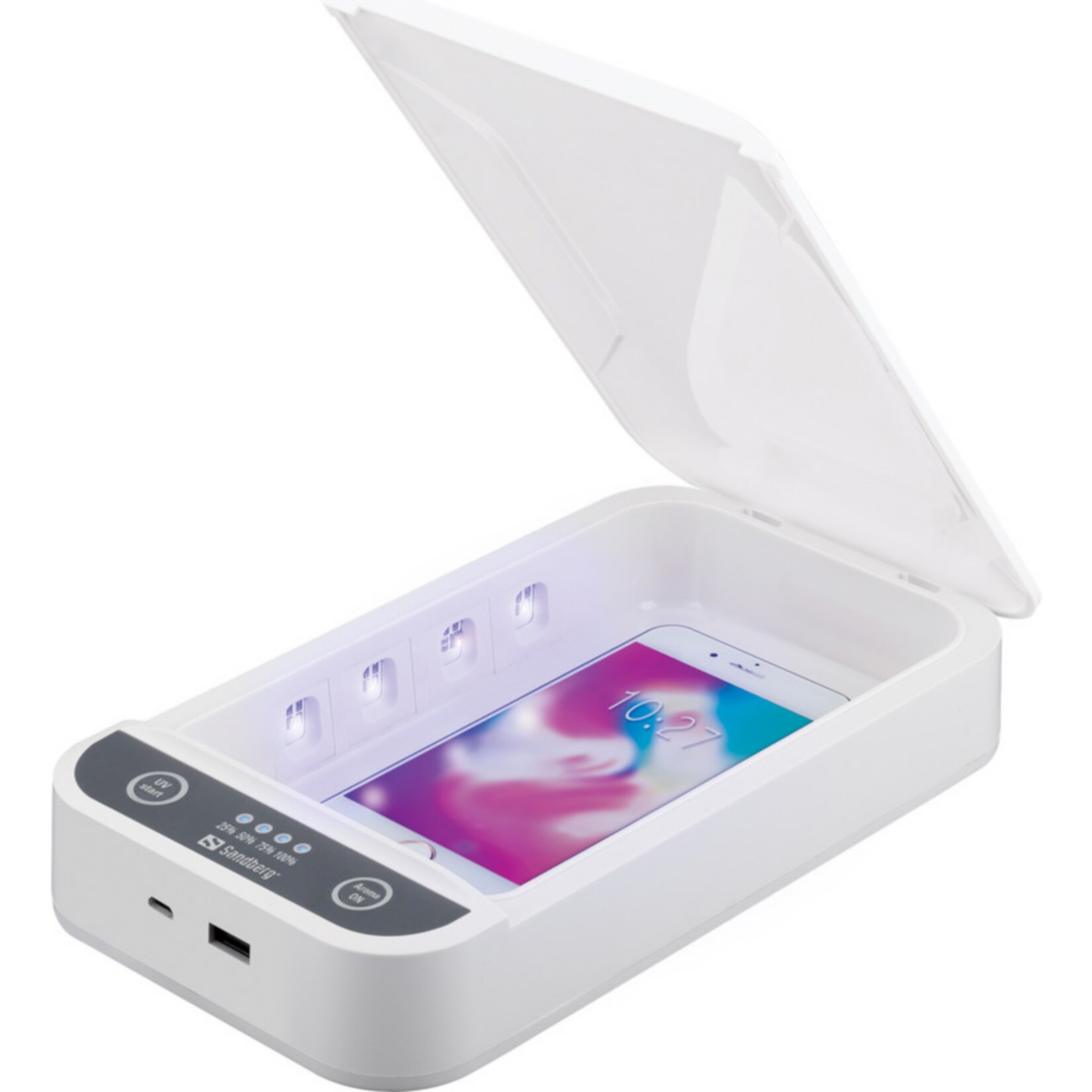 SANDBERG UV-Sterilisator-Box 7“ USB | 05705730470301