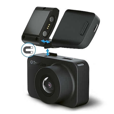 TRUECAM M5 Dashcam Autokamera FullHD GPS Wifi Radarwarnung Magnethalterung - Bild 1