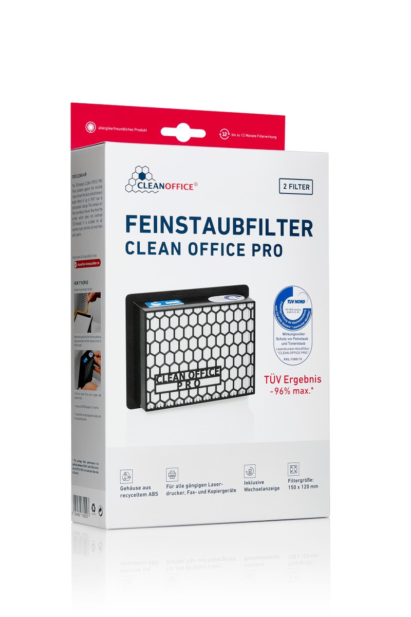 CLEAN OFFICE PRO Feinstaubfilter 2 Filter