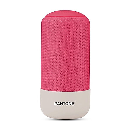 PANTONE Mobiler Lautsprecher Bluetooth pink | Ausgangsleistung 5 W | Bluetooth 5.0-Technologie | mit Stoff überzogen - Bild 1