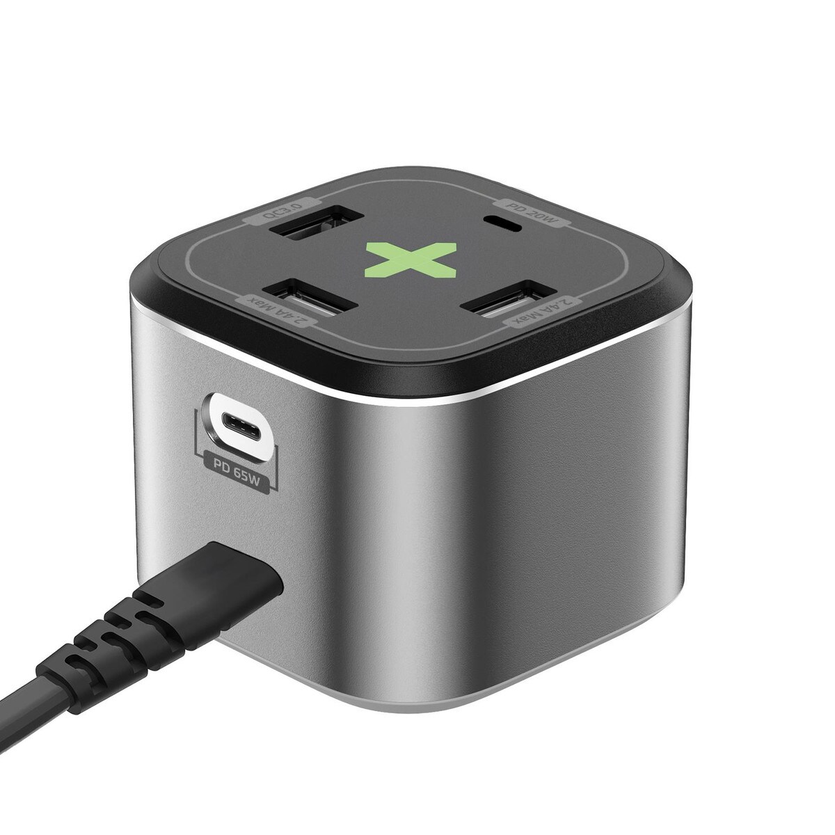 CELLY GAN Wandladegerät 65 W 2xUSB-C 1 USB-A