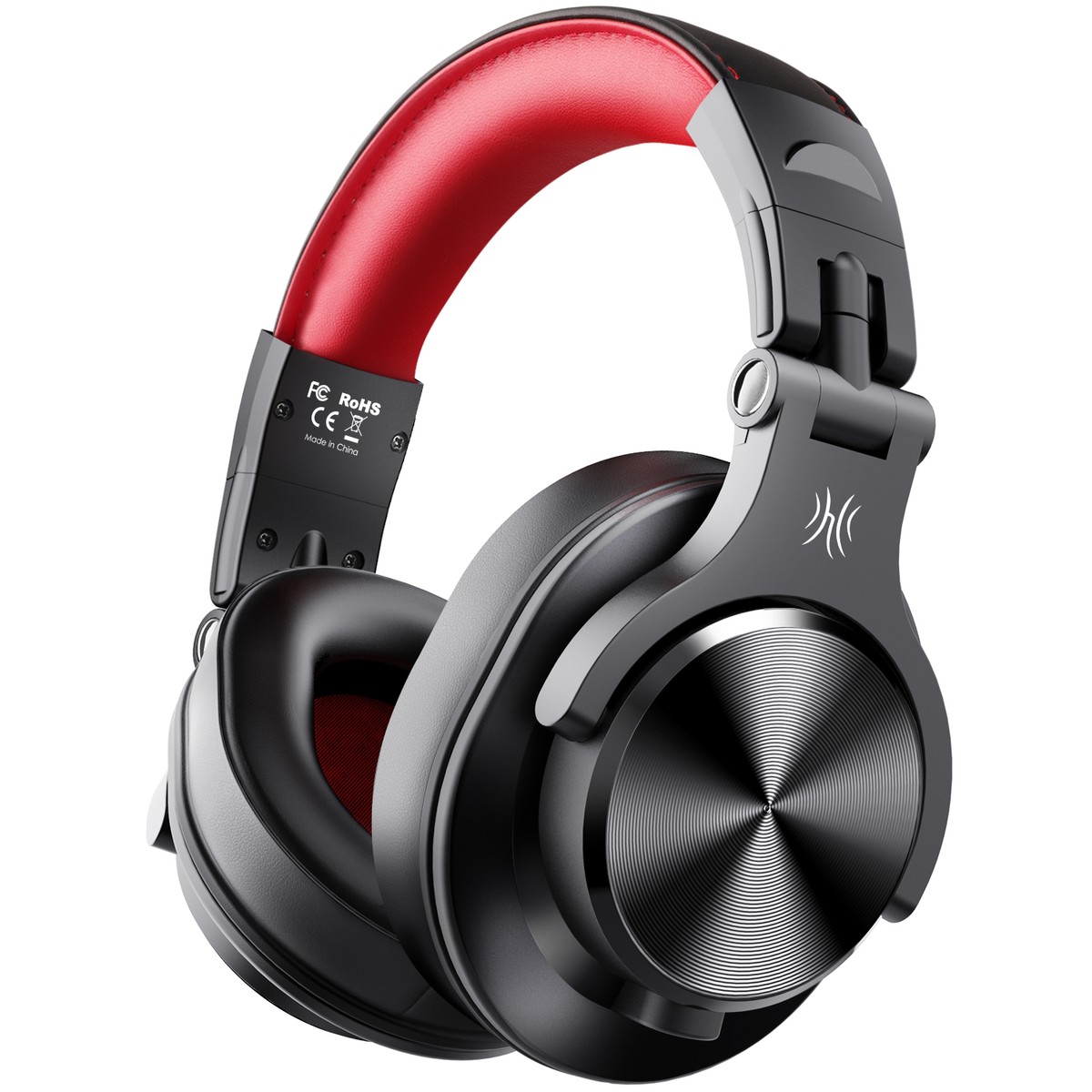 ONEODIO A70 Bluetooth Kopfh&ouml;rer Schwarz-Rot - Bild 1