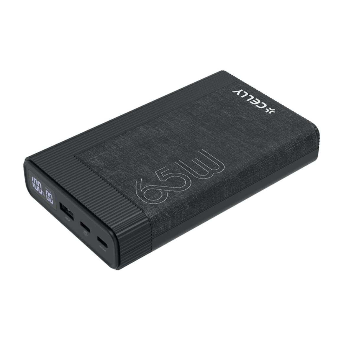 CELLY Power Bank PD 65W 20000 mAh EVO Powerbank mit USB-C und USB-A | 08021735205401