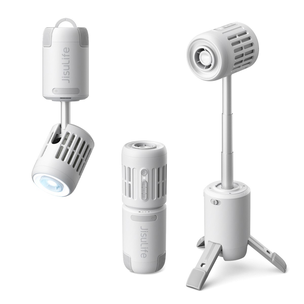 JISULIFE Ultra1 2-in-1 Mini Ventilator Grau - Bild 1