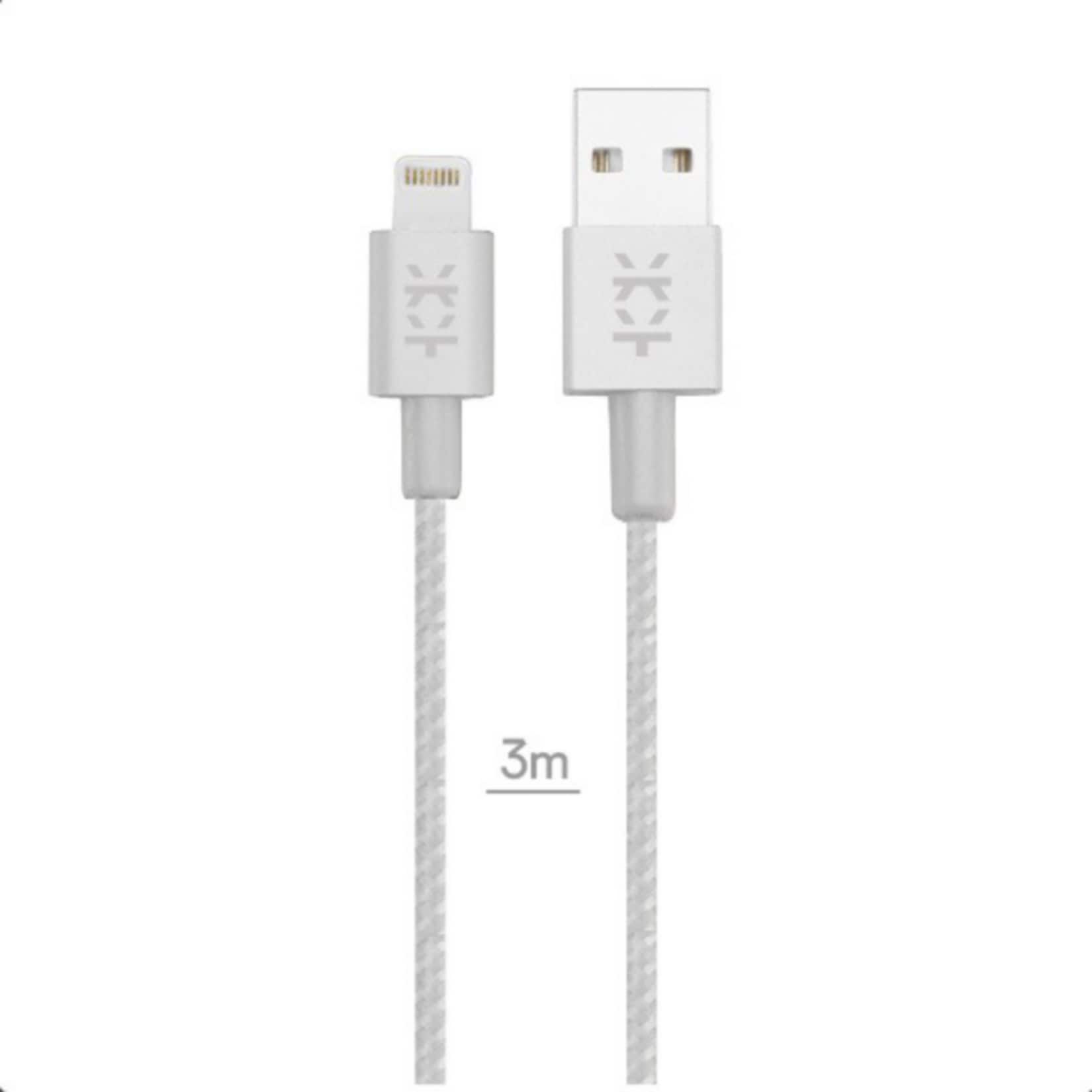 Mixberry Apple Lightning Kabel 3 M Silber Online Kaufen Bei Netto