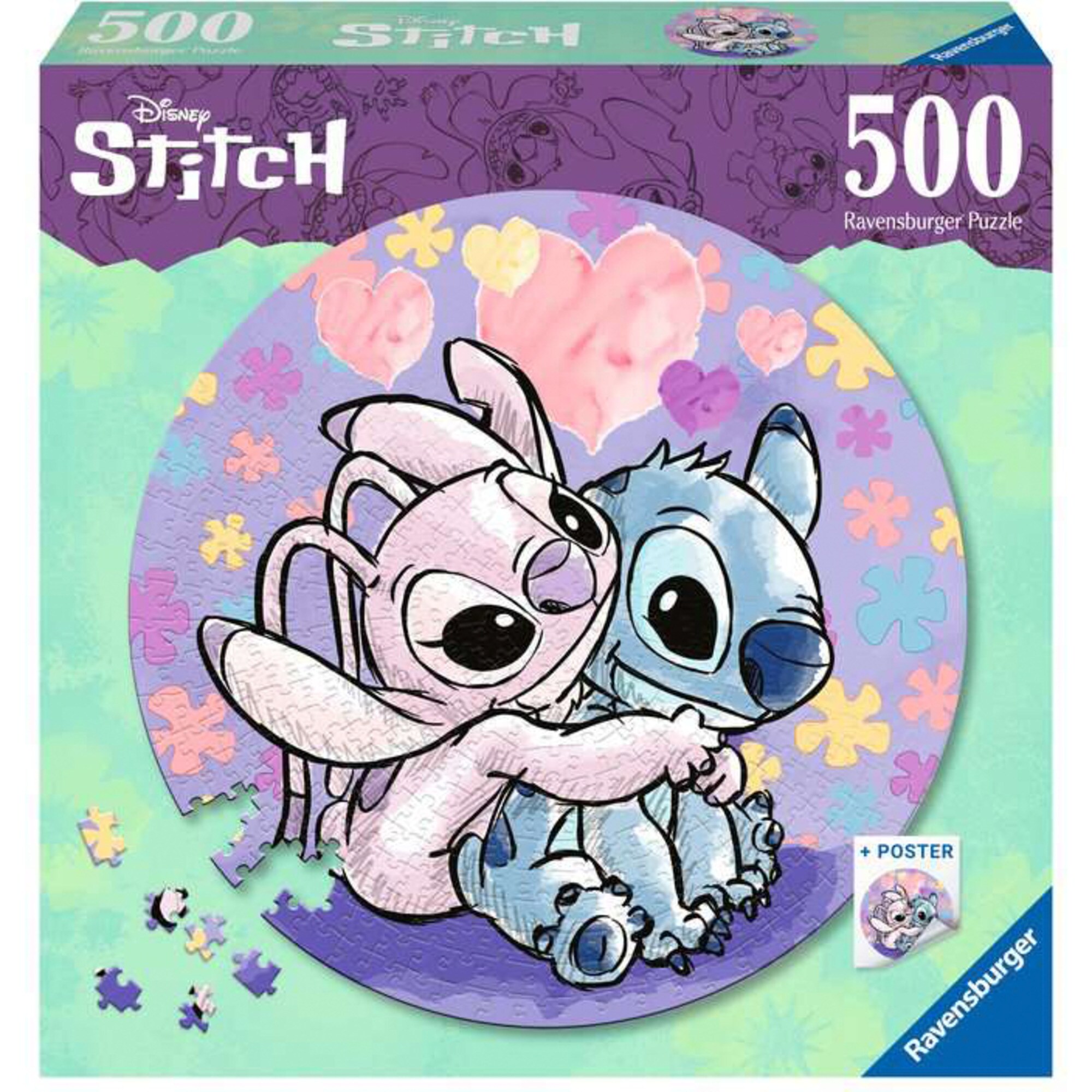 Ravensburger Puzzle Circle of Colors Rundpuzzle Stitch - Bild 1