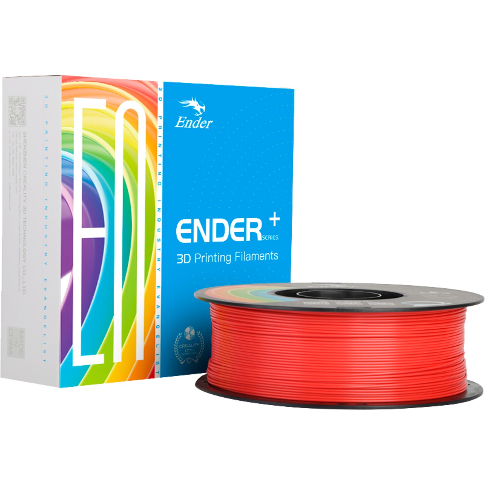 Creality 3D-Filament PLA+ Filament Red | 06971636403227