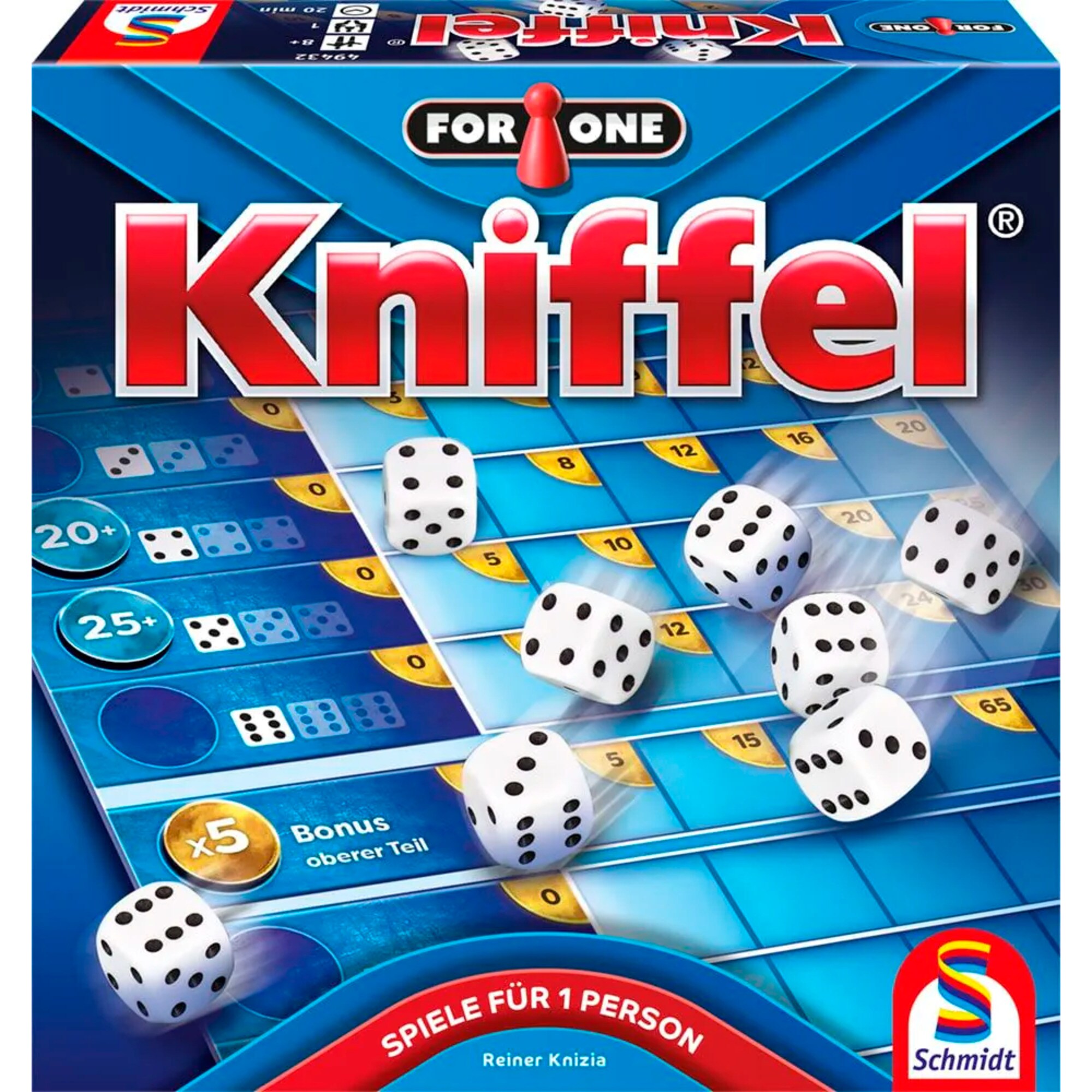 Schmidt Spiele W&uuml;rfelspiel For One - Kniffel - Bild 1