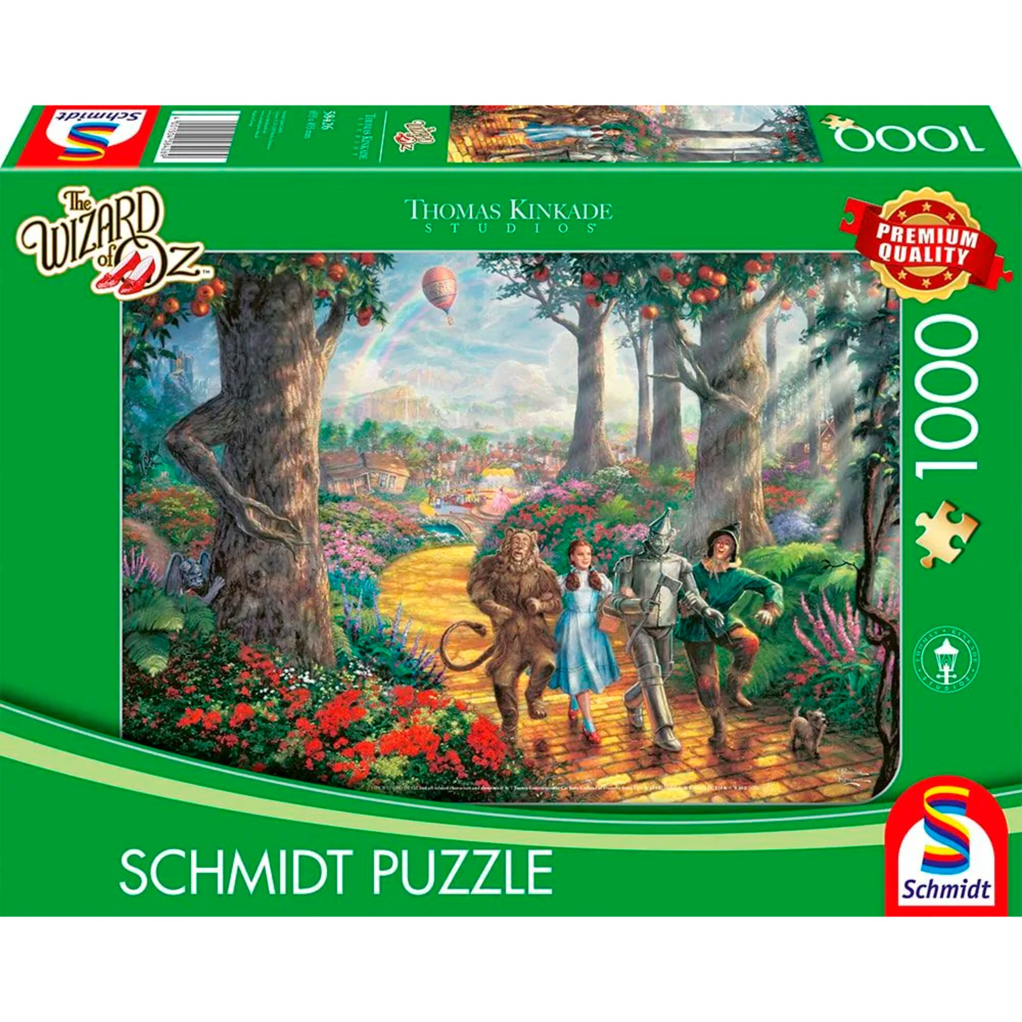 Schmidt Spiele Puzzle Thomas Kinkade Studios: Der Zauberer von Oz, Follow the Yellow Brick Road - Bild 1