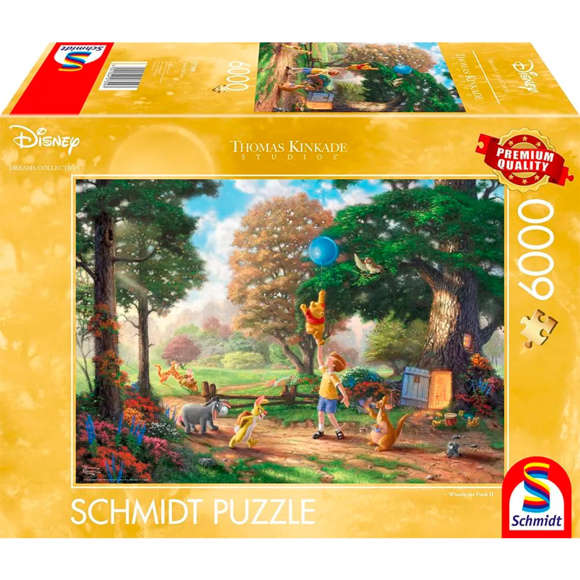 Schmidt Spiele Puzzle Thomas Kinkade Studios: Disney Dreams Collection - Winnie Pooh II - Bild 1