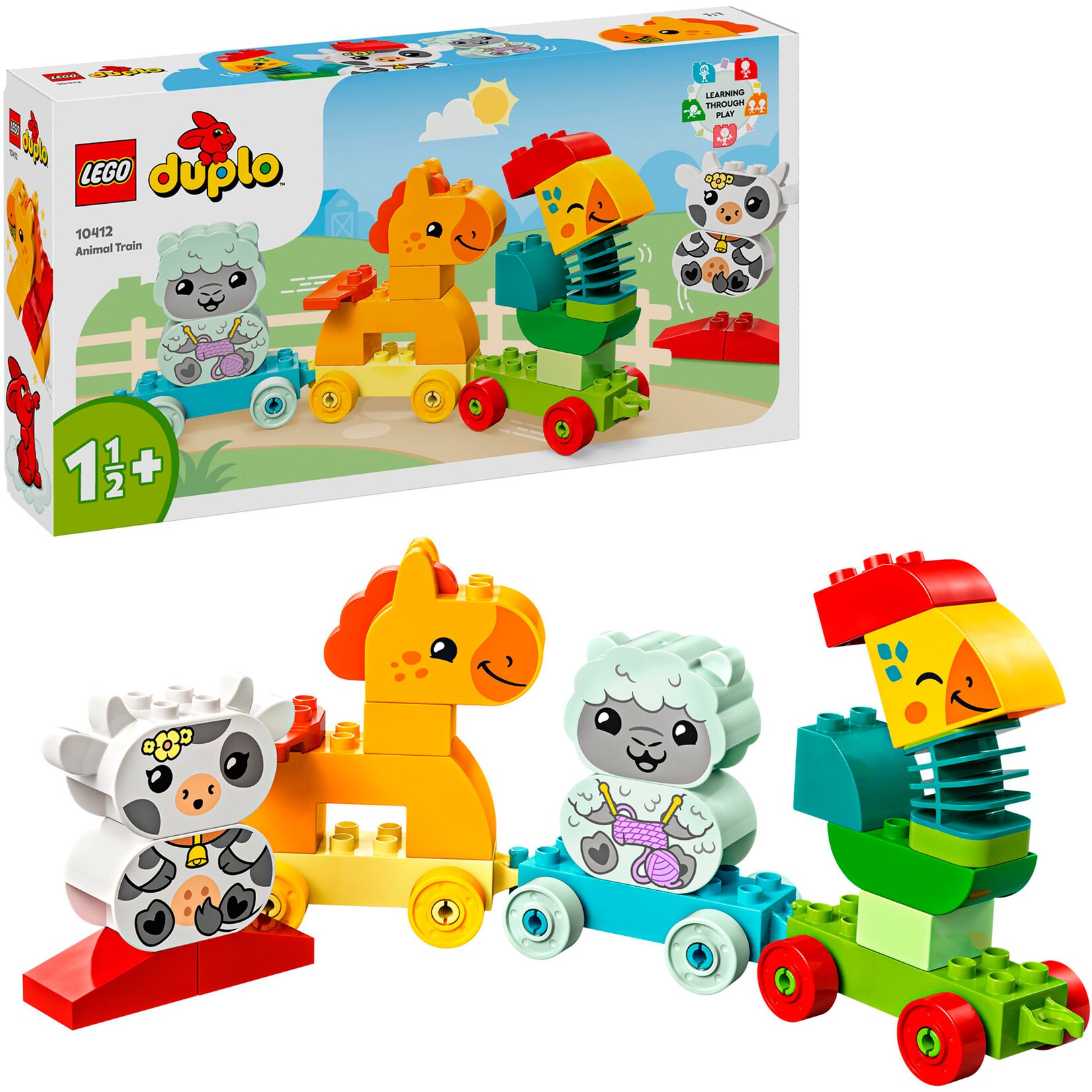 LEGO Konstruktionsspielzeug DUPLO Tierzug | 05702017567396