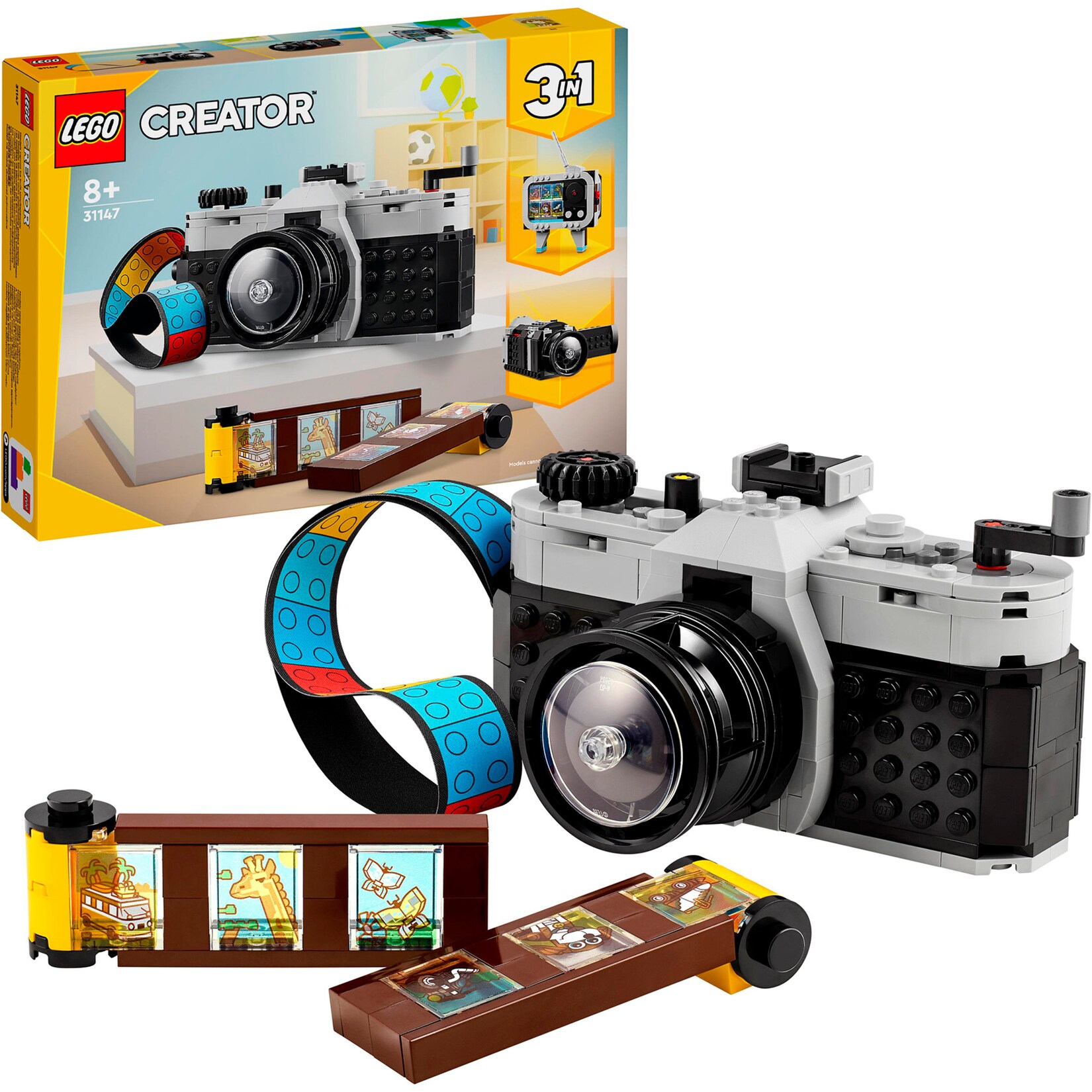 LEGO Konstruktionsspielzeug Creator 3-in-1 Retro Kamera