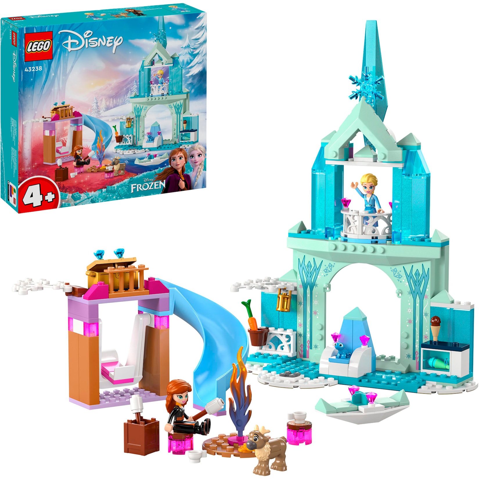 LEGO Konstruktionsspielzeug Disney Princess Elsas Eispalast