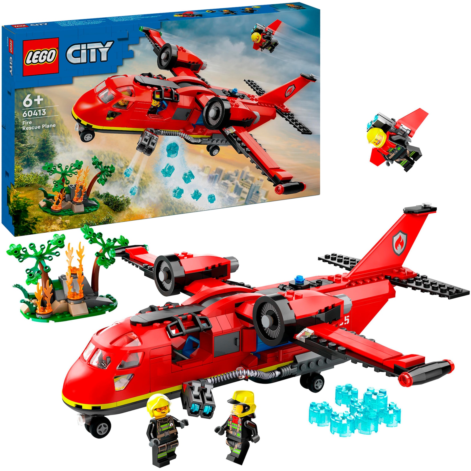 LEGO Konstruktionsspielzeug City Löschflugzeug