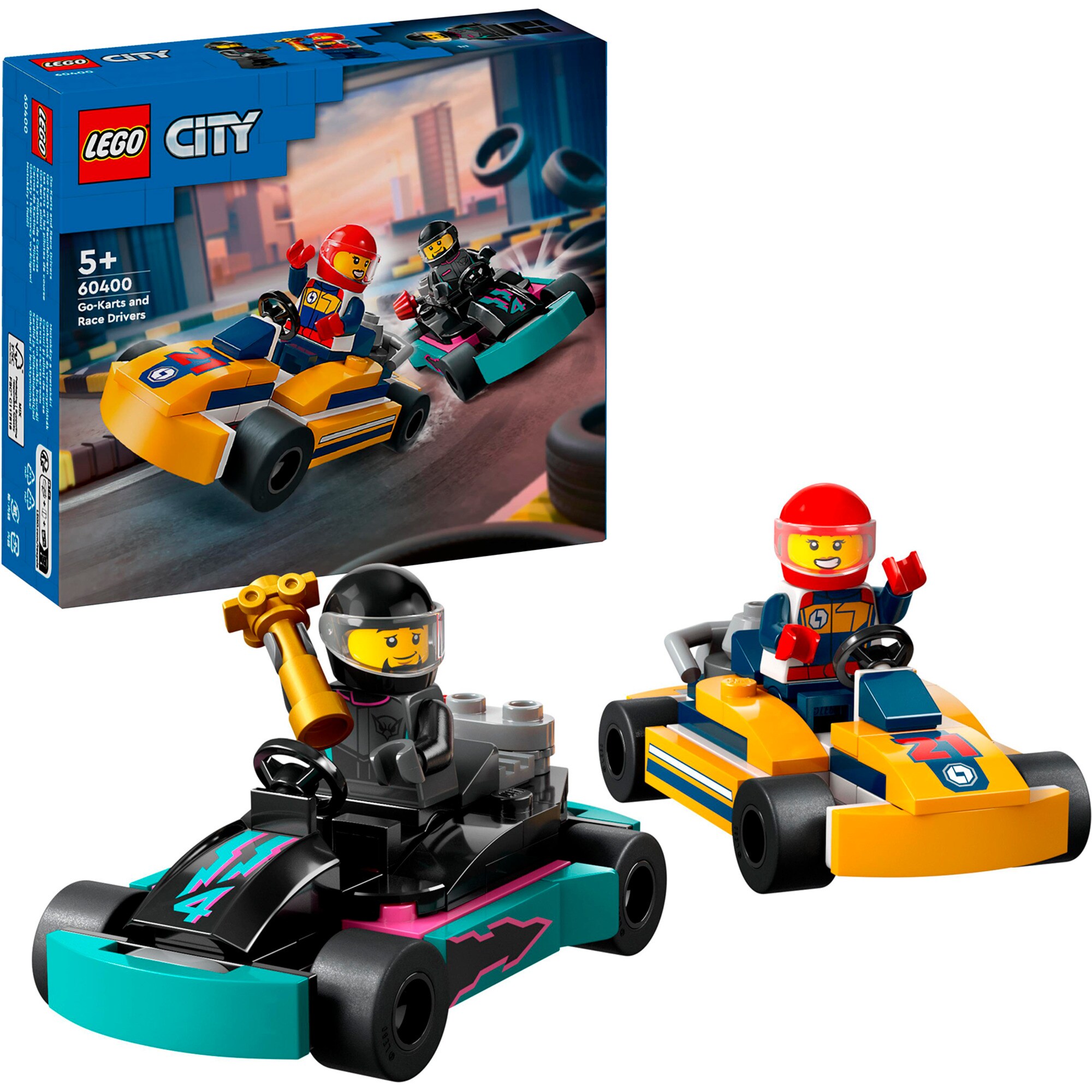 LEGO Konstruktionsspielzeug City Go-Karts mit Rennfahrern - Bild 1