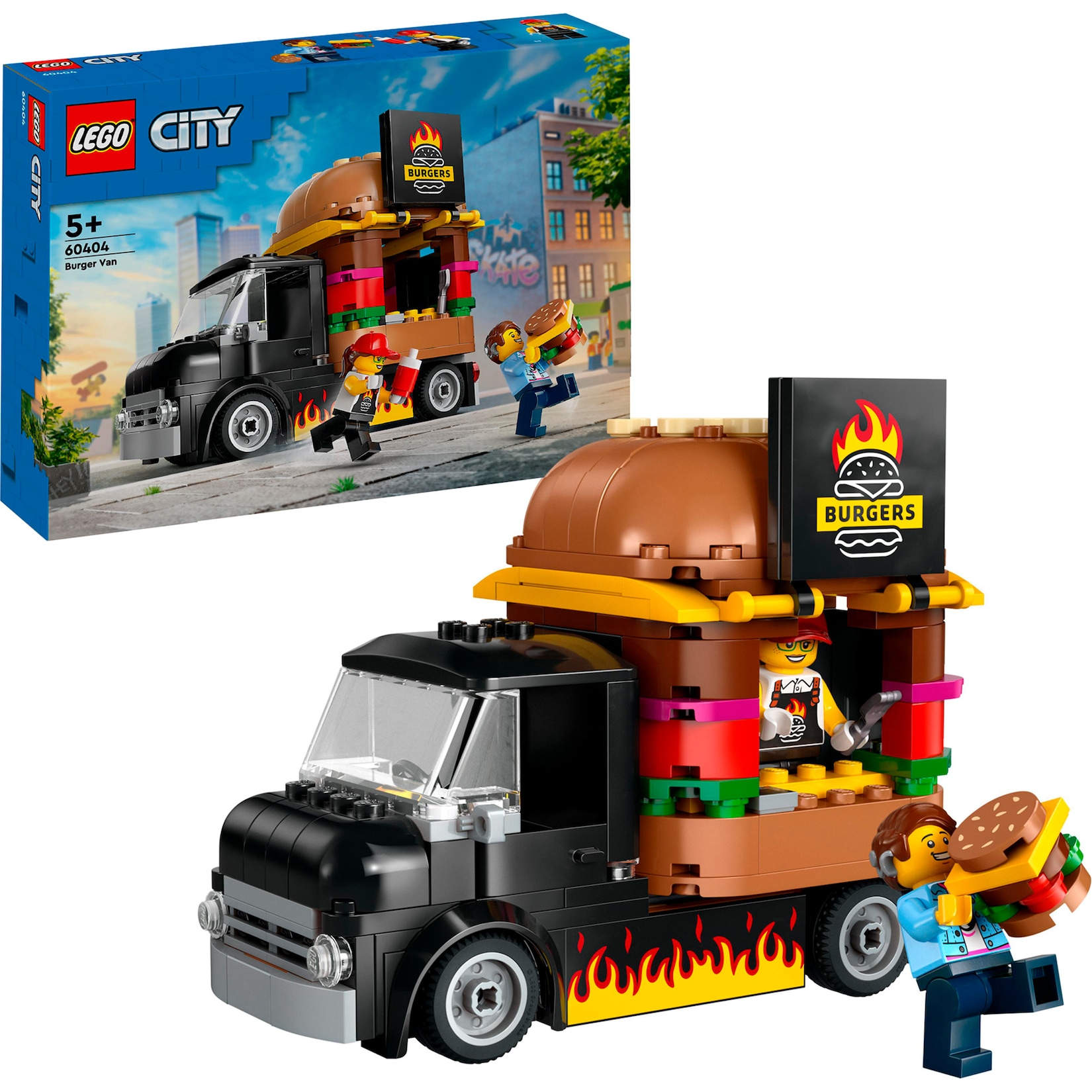 LEGO Konstruktionsspielzeug City Burger-Truck
