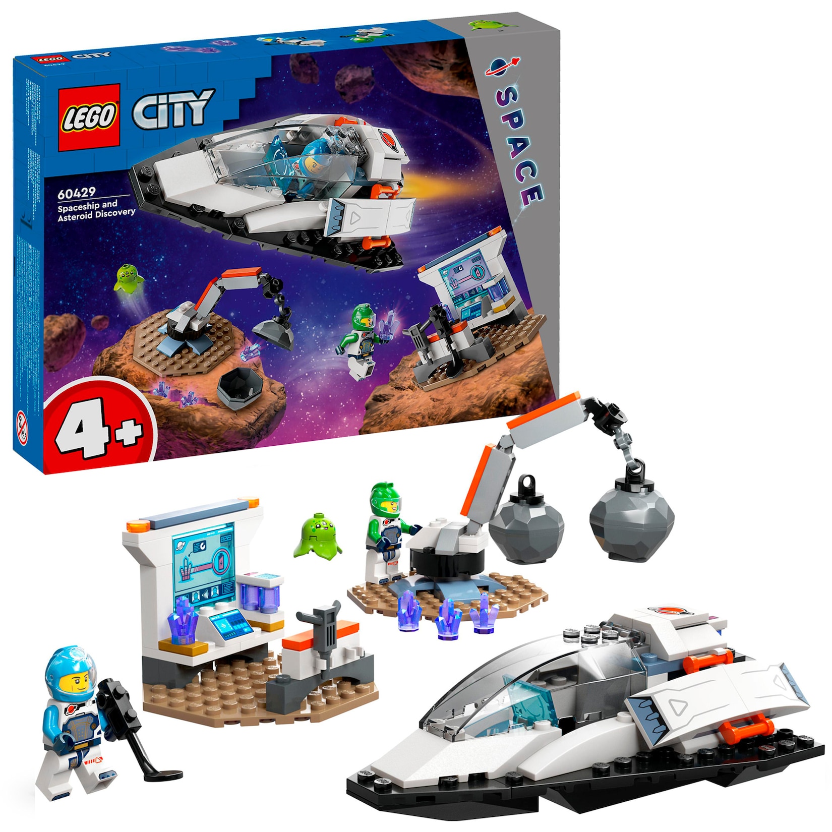 LEGO Konstruktionsspielzeug City Bergung eines Asteroiden im Weltall