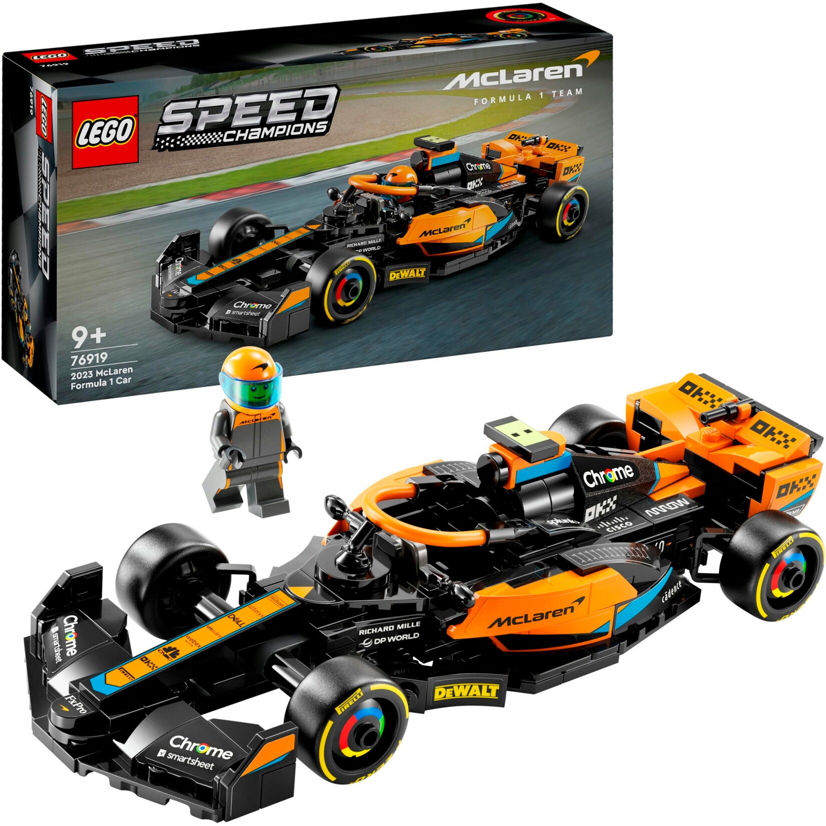 LEGO Konstruktionsspielzeug Speed Champions McLaren Formel-1 Rennwagen 2023 | 05702017583723
