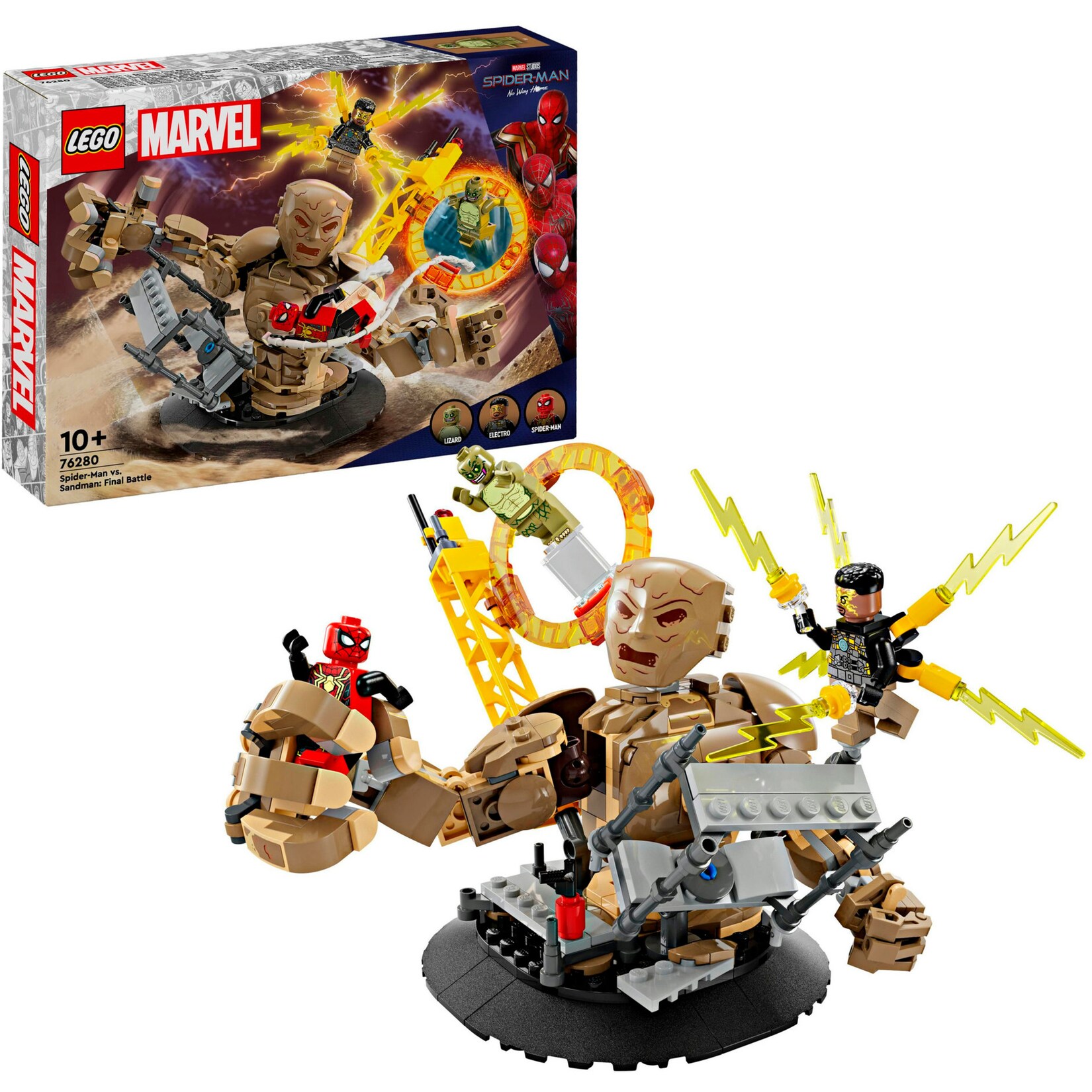 LEGO Konstruktionsspielzeug Marvel Super Heroes Spider-Man vs. Sandman: Showdown